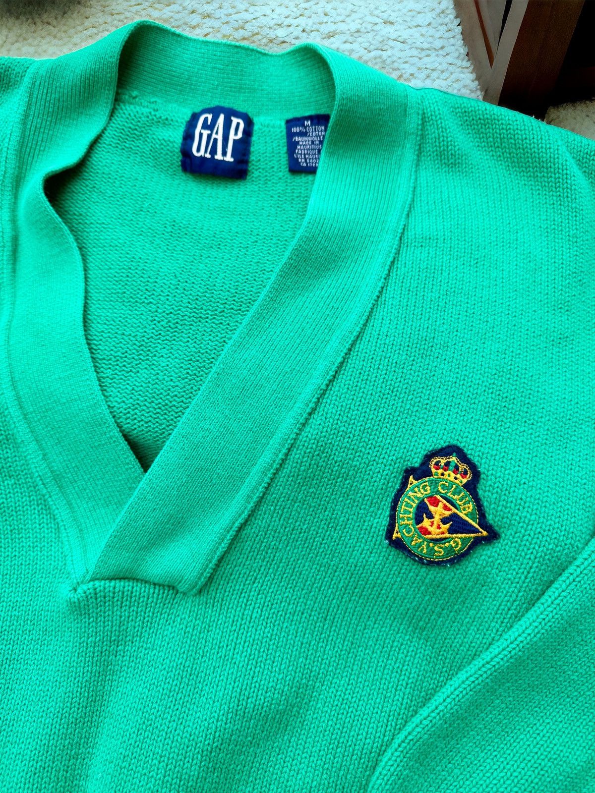 Gap × Vintage Gap Yacht Club Vintage Cardigan Sweater Size US M / EU 48-50 / 2 - 2 Thumbnail