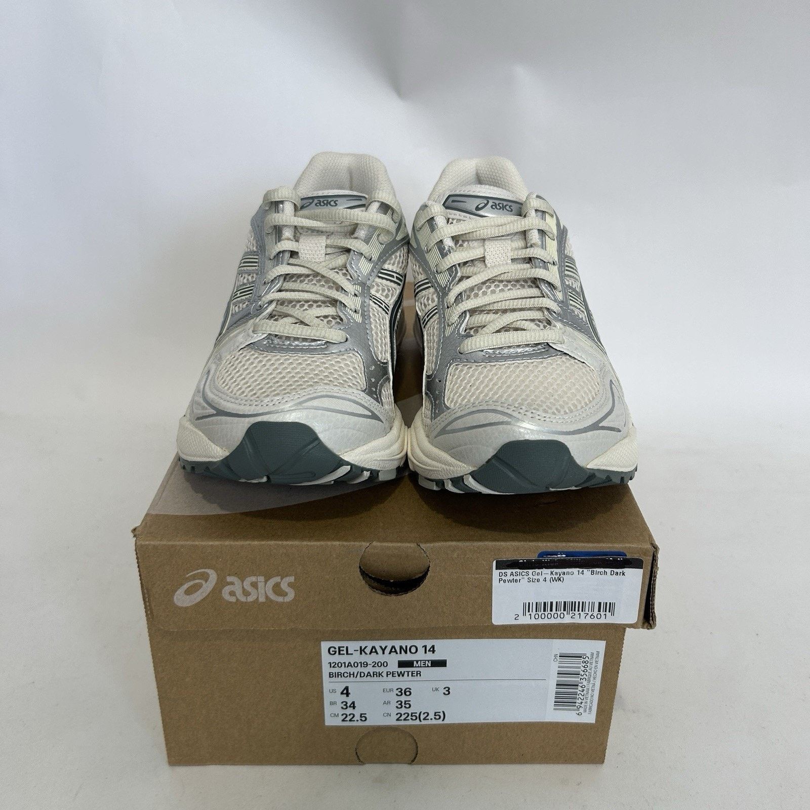 Asics ASICS Gel-Kayano 14 “Birch Dark Pewter” 1201A019-200 Size US 5.5 / IT 35.5 - 2 Thumbnail