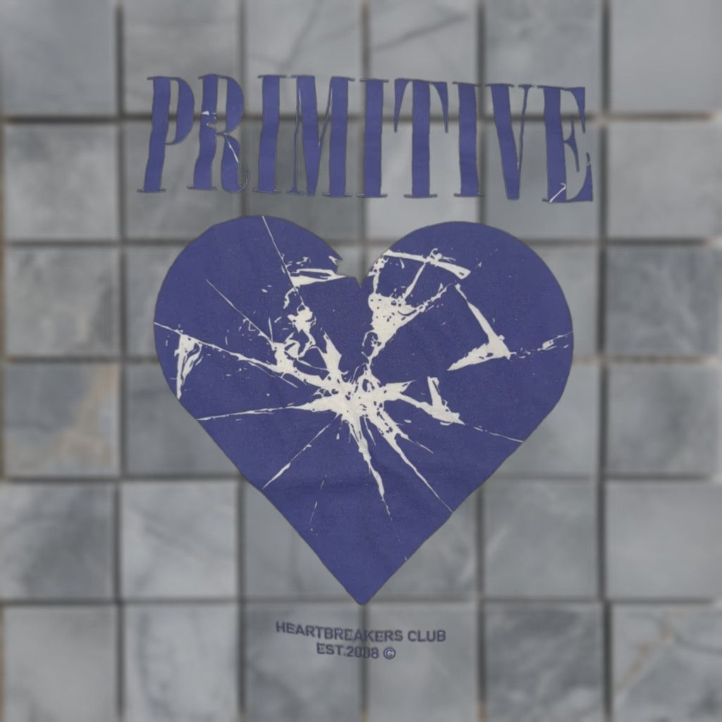 Primitive Primitive Heart Breakers Club Graphic T-Shirt White Medium Mens Cotton Short Sleeve Crew Neck Vintage No 18x25 Skate Streetwear Size US M / EU 48-50 / 2 - 1 Thumbnail