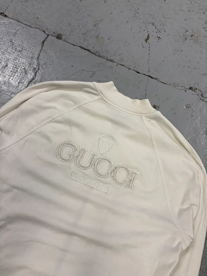 Gucci AW2006 Gucci White Propaganda Zip-up Sweater Size US M / EU 48-50 / 2 - 6 Thumbnail