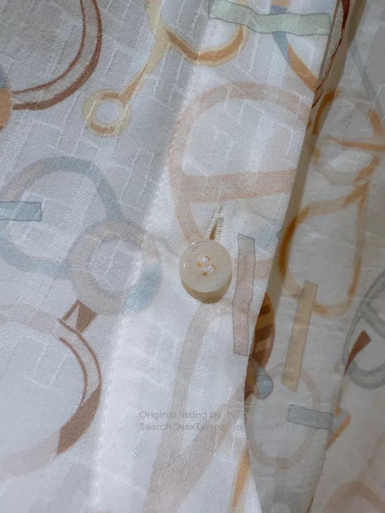 Hermes Hermes Silk Printed Wrap Dress Size XS / US 0-2 / IT 36-38 - 6 Thumbnail