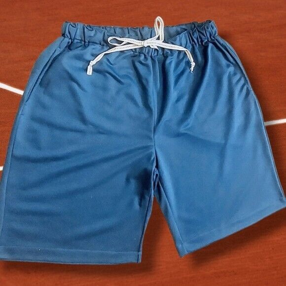 Other Men's Casual Blue Elastic Waist Shorts w. Drawstring |NEW| Size US 35 - 1 Thumbnail