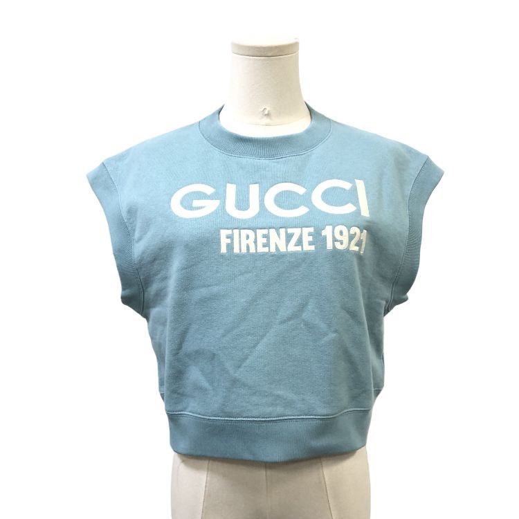 Gucci Gucci Firenze 1921 Sleeveless Sweatshirt Size XS Size XS / US 0-2 / IT 36-38 - 1 Thumbnail