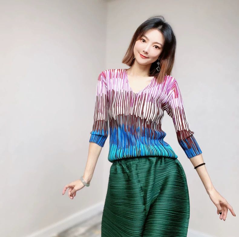 Issey Miyake issey miyake size:3 Rainbow pleated coat Size XXS / US 00 / IT 34 - 1 Thumbnail