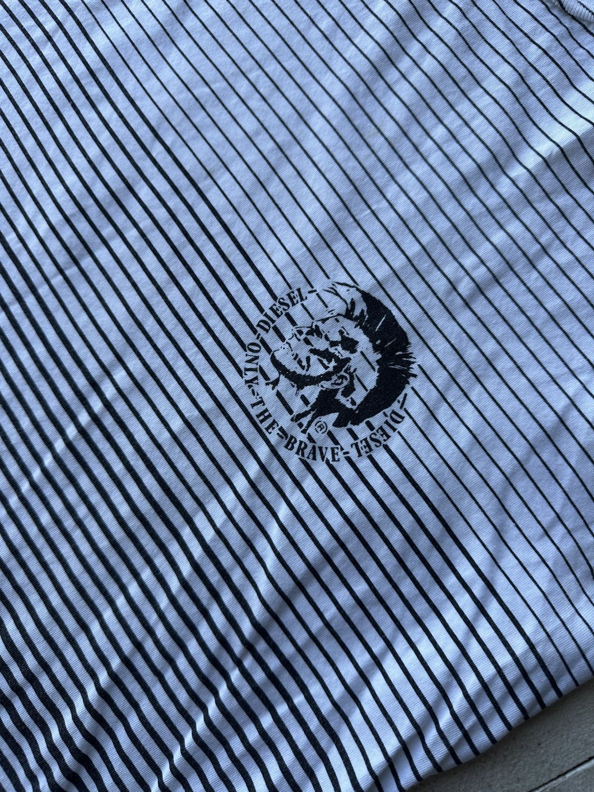 Diesel CRAZY🚨 DIESEL AVANT GARDE Y2K POCKET TANK TOP MEN B&W Size US M / EU 48-50 / 2 - 5 Thumbnail