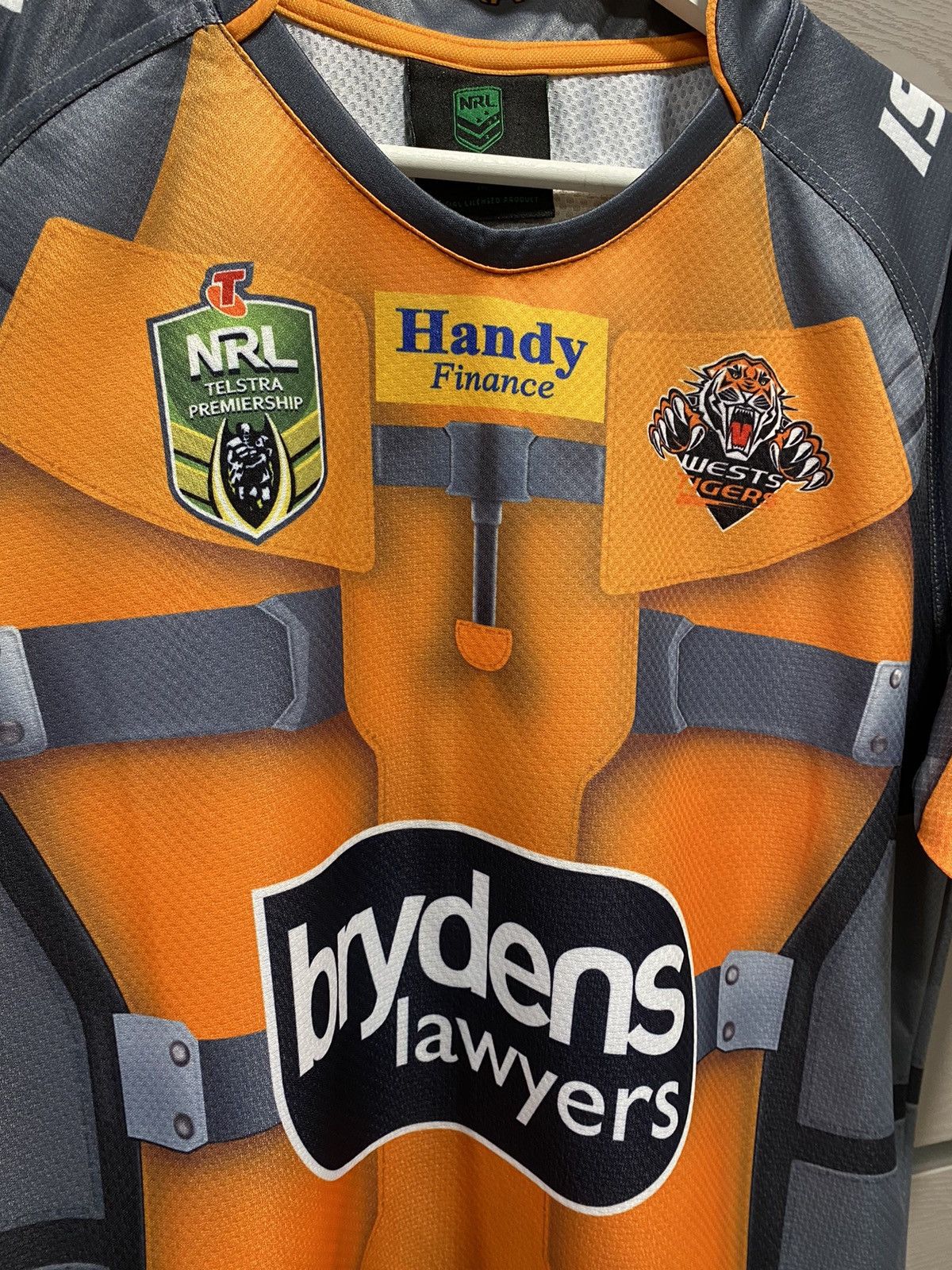 Other West Tigers NRL Men's Marvel Rocket Raccoon Superhero Jersey Size US M / EU 48-50 / 2 - 3 Thumbnail