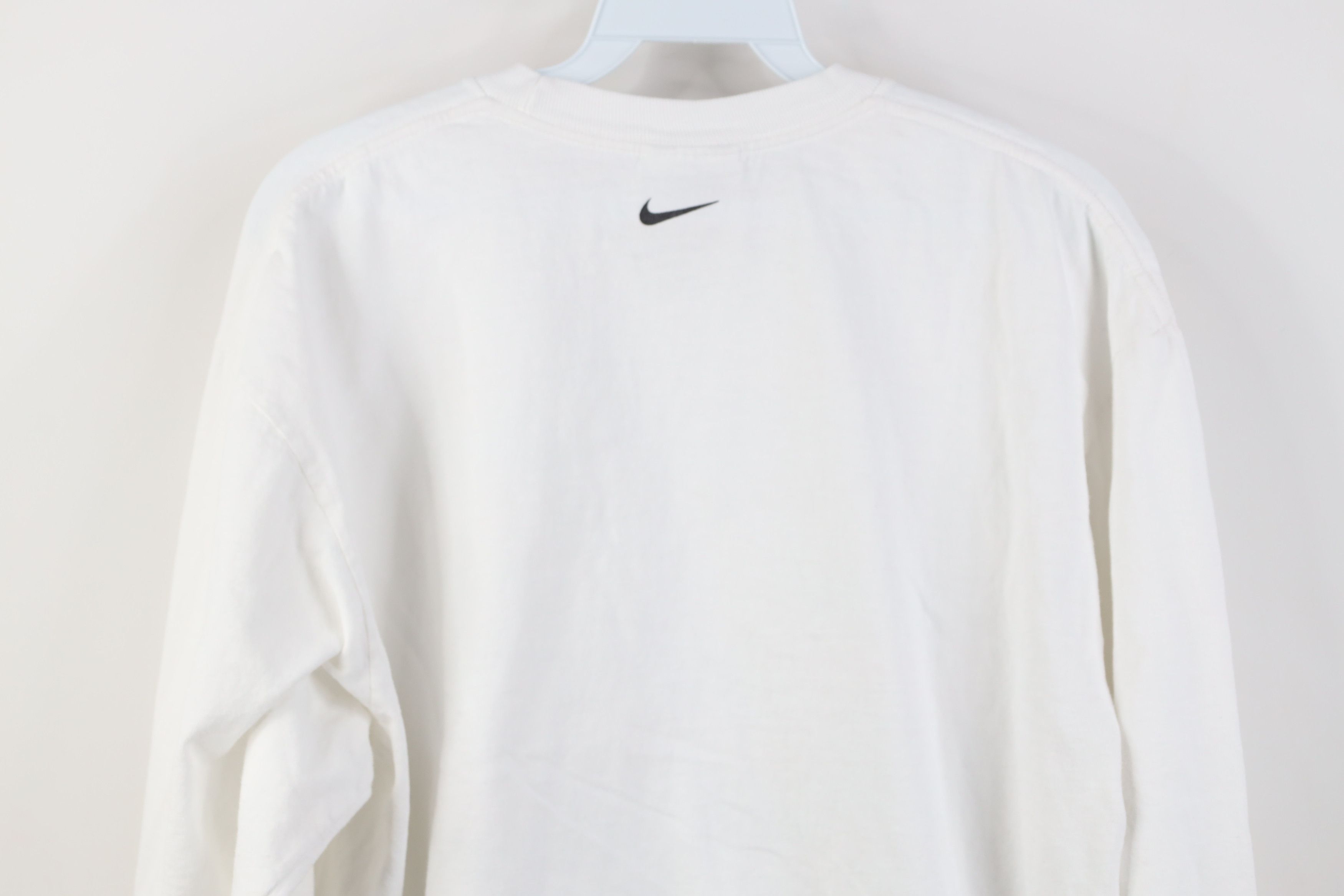 Nike Vintage Y2K Nike Scott Mini Swoosh Long Sleeve T-Shirt White Size US L / EU 52-54 / 3 - 10 Thumbnail