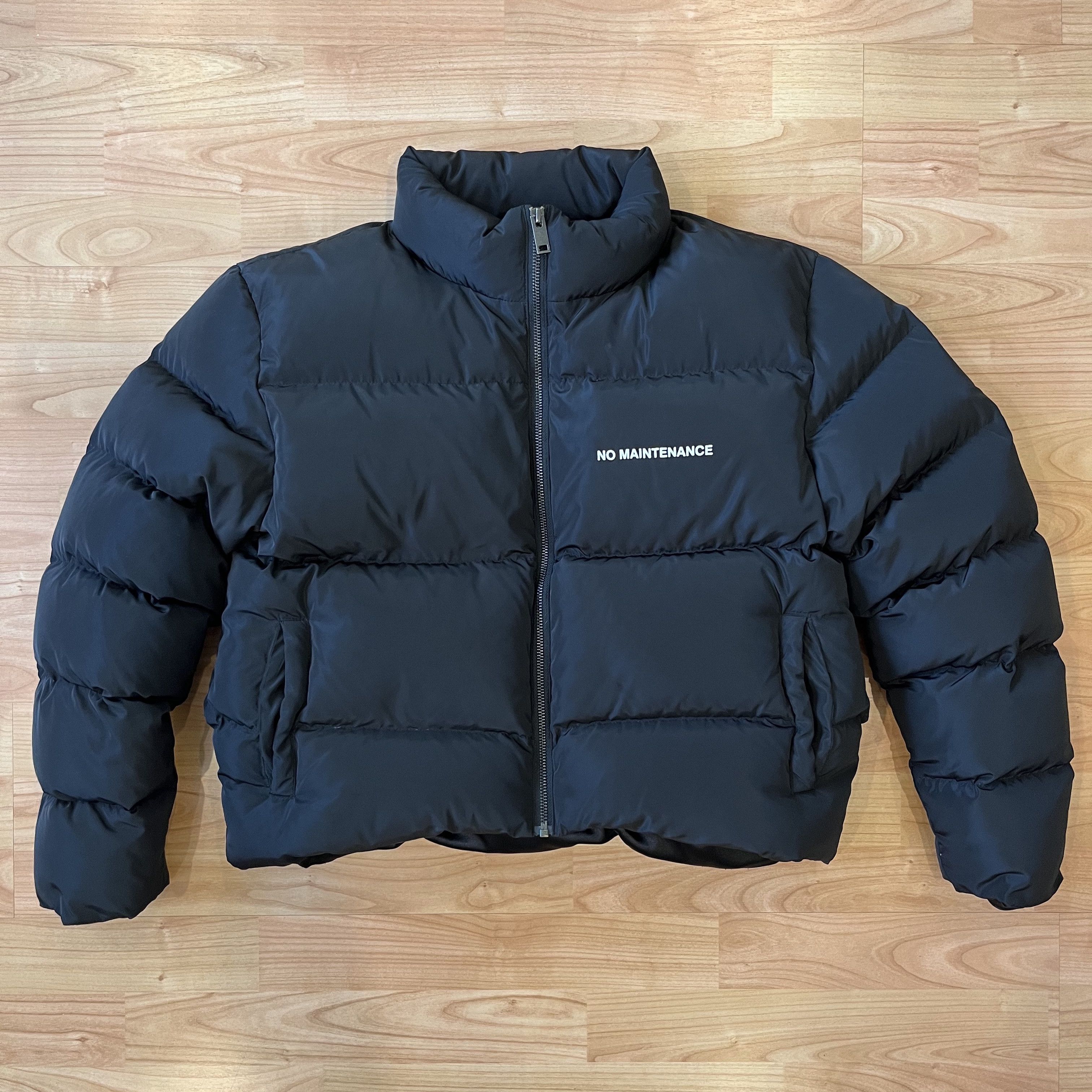 image of No Maintenance Cropped Puffer Jacket in Black, Men's (Size XS)