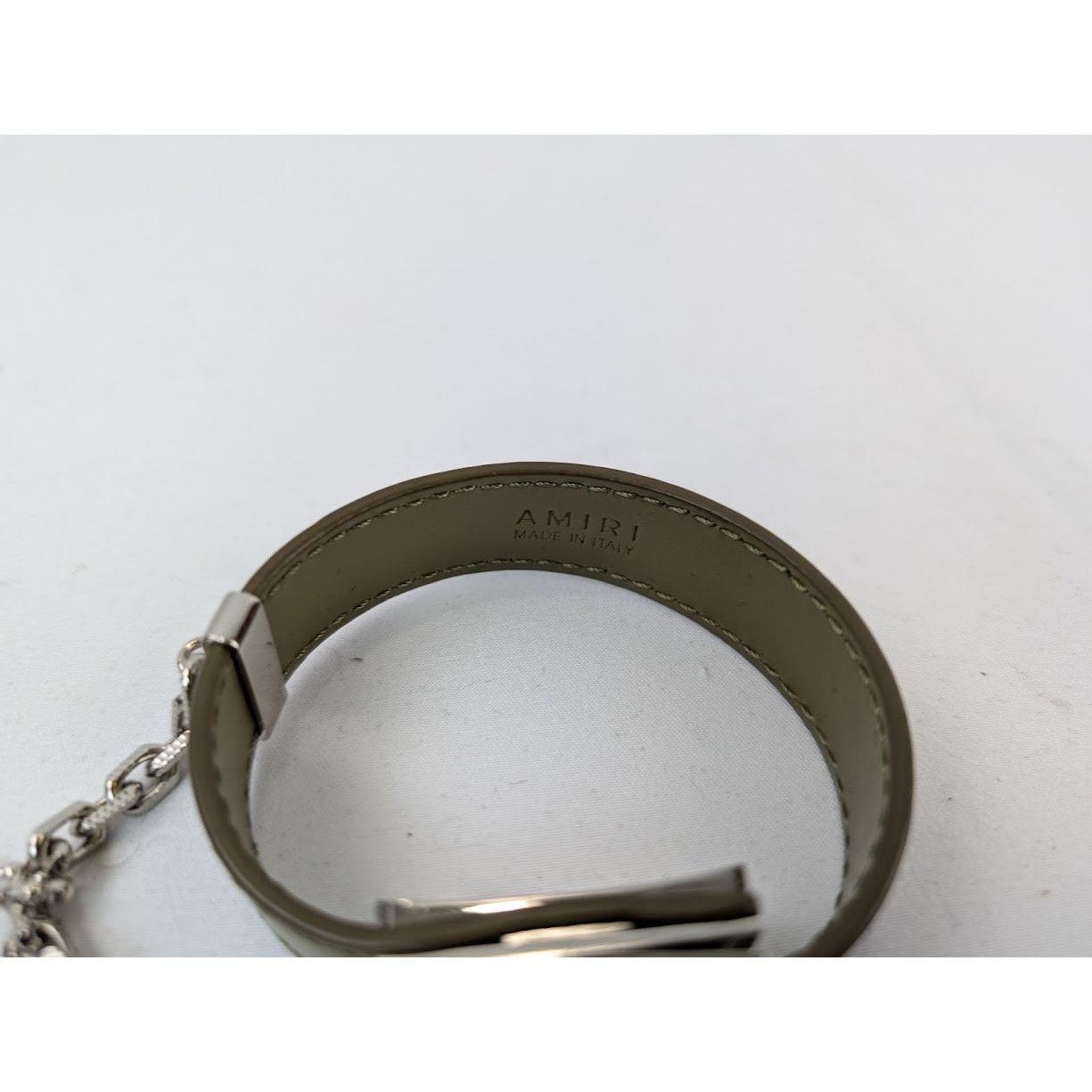 Amiri o1rshd1 Q:2 / Size: OS / Pebbled Jax Bracelet Military Green Size ONE SIZE - 4 Thumbnail