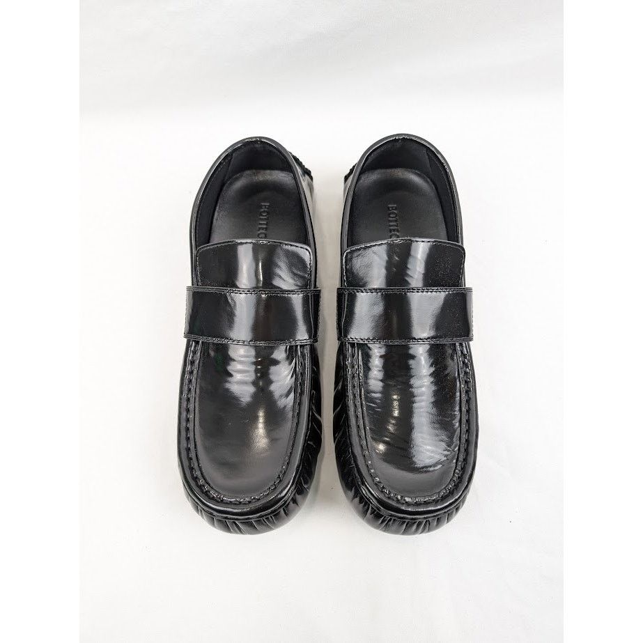 Bottega Veneta o1rshd1 Q:2 / Latex Lux Ride Loafers in Black-Parakeet Size US 8 / EU 41 - 17 Thumbnail