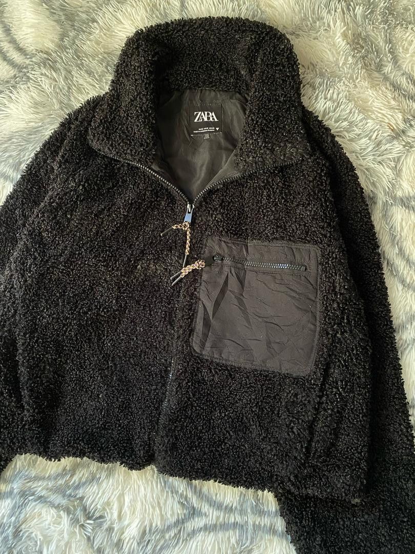 Japanese Brand × Zara Zara Cropper Fleece Jacket Size S / US 4 / IT 40 - 2 Thumbnail