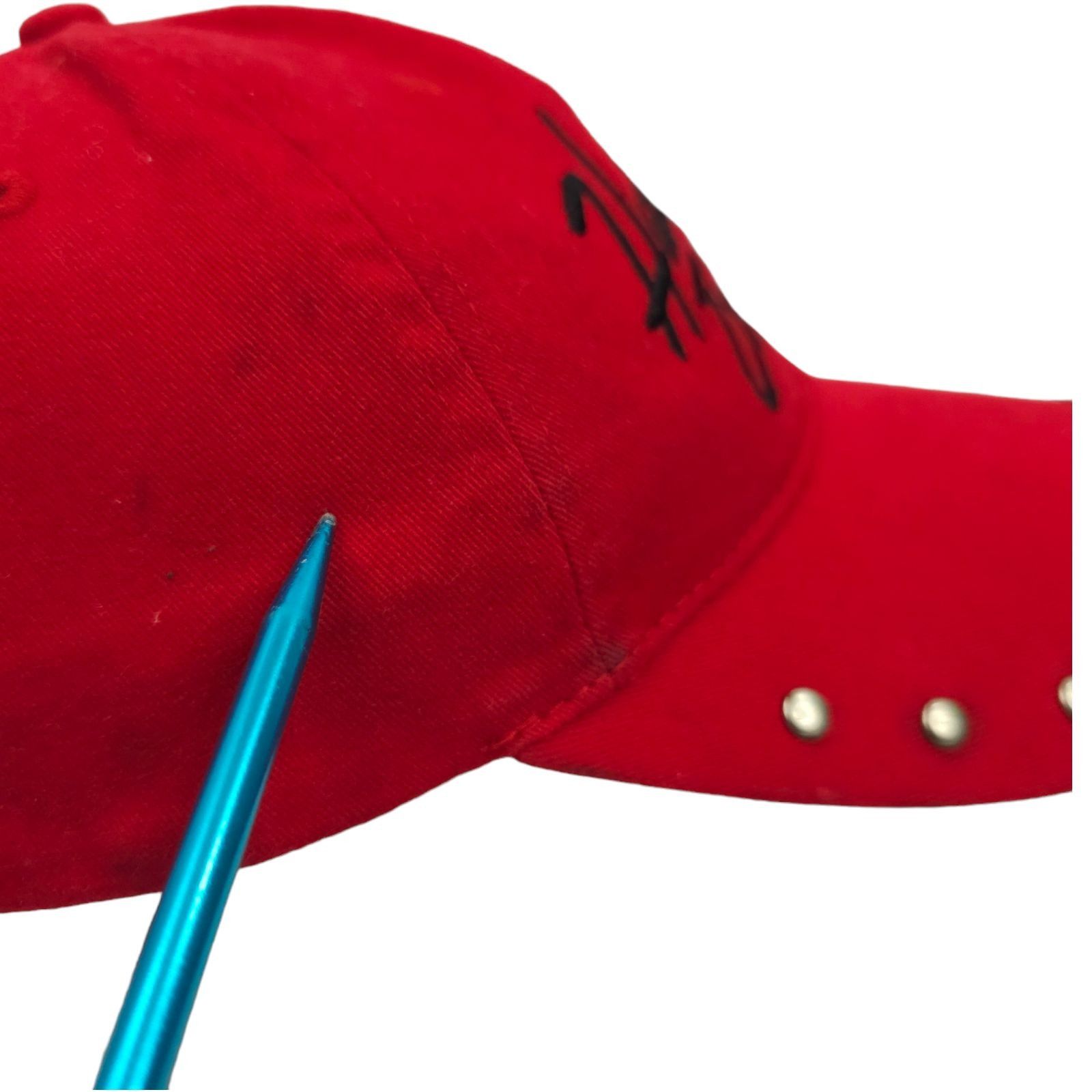 Harley Davidson Harley Davidson Embroidered Red Adjustable Tuck Strap Cap Size ONE SIZE - 19 Thumbnail