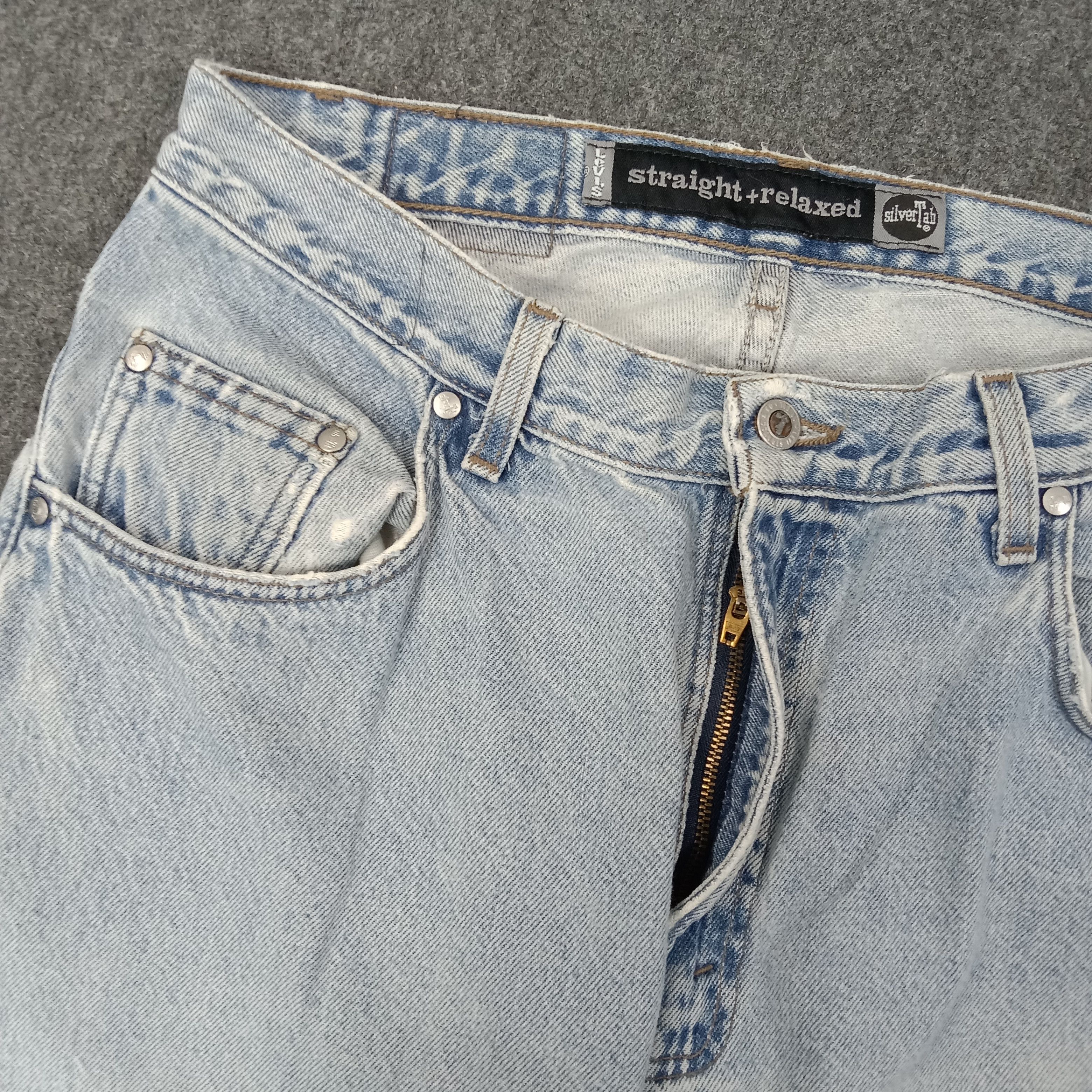 Levi's Levi's American Distressed silverTab Denim Jeans C244N23 Size US 33 - 2 Thumbnail