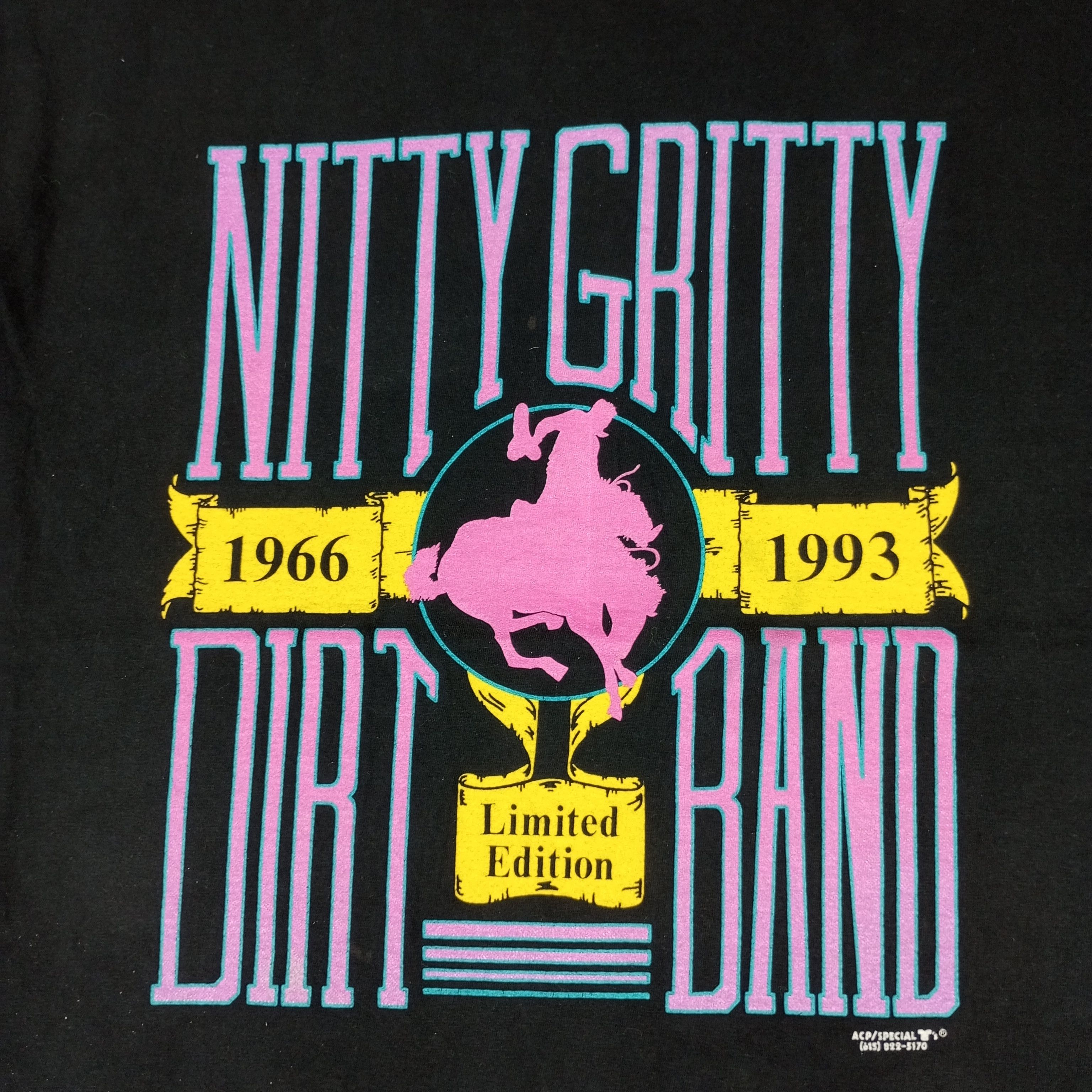 Band Tees × Vintage Nitty Gritty Dirt Band Rock Band Vintage Tshirt Size US M / EU 48-50 / 2 - 2 Thumbnail