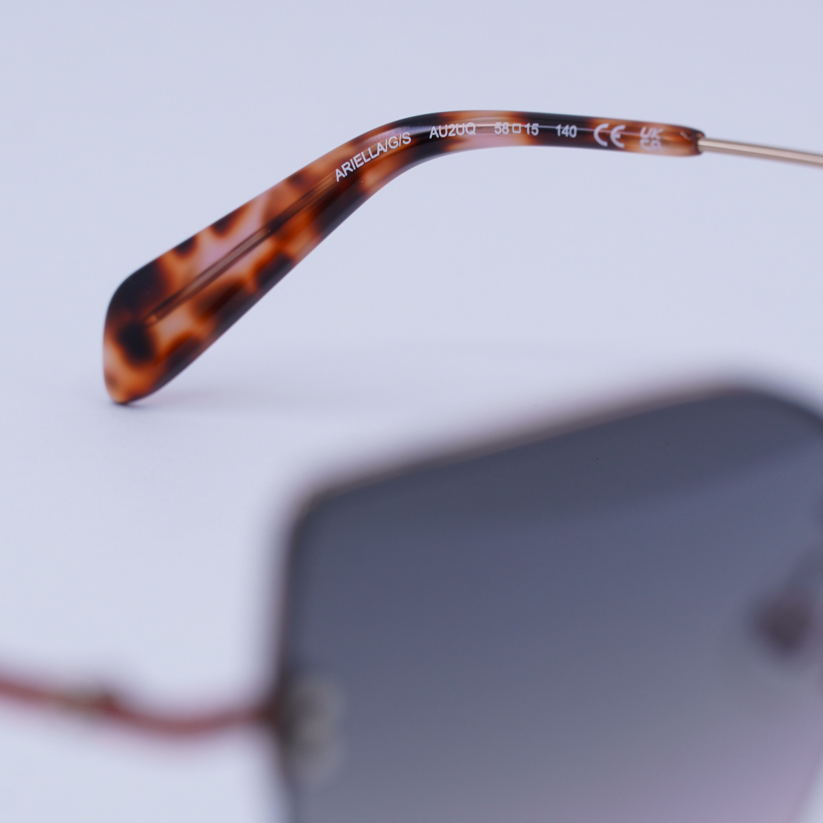Kate Spade Kate Spade ARIELLA/G/S 0AU2 UQ Sunglasses Gold Butterfly Size ONE SIZE - 8 Thumbnail
