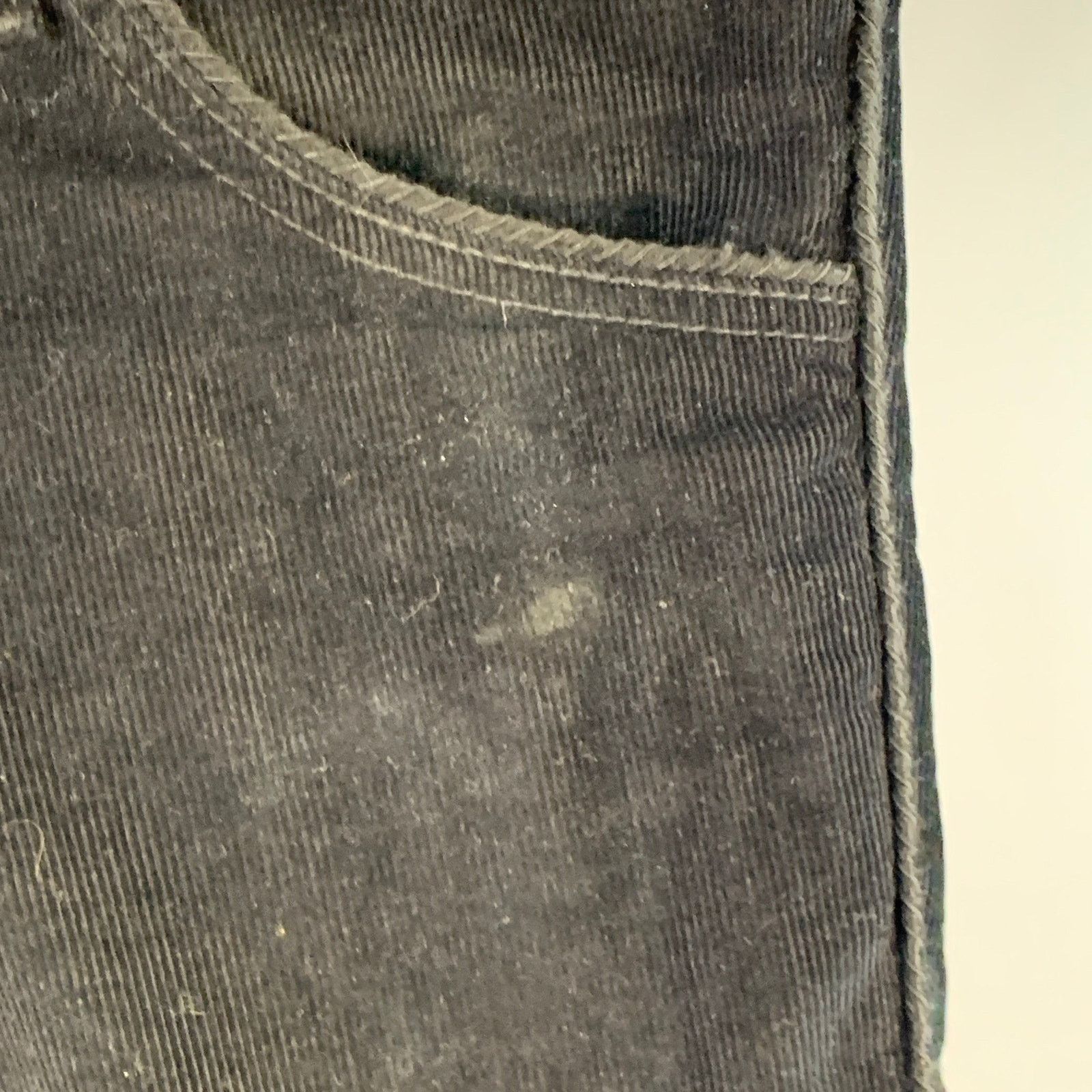 Dsquared2 DSQUARED2 Black Corduroy Cotton Button Fly Casual Pants Size US 32 / EU 48 - 5 Thumbnail
