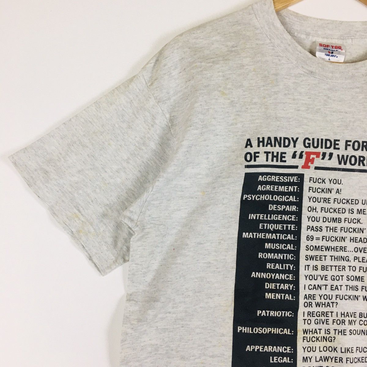TEE JAYS × Vintage Vintage Fucking Word Single Stitch Size US M / EU 48-50 / 2 - 5 Thumbnail