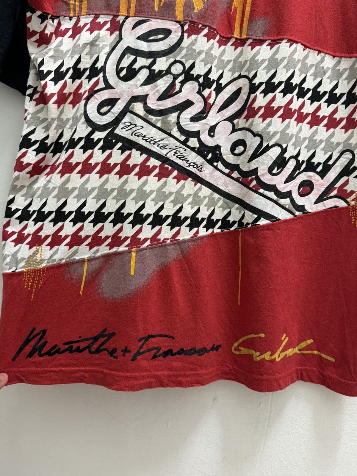 Marithe + Francois Girbaud Vintage Rare Marithe Francois Girbaud Paris New York Tee Size US L / EU 52-54 / 3 - 11 Thumbnail