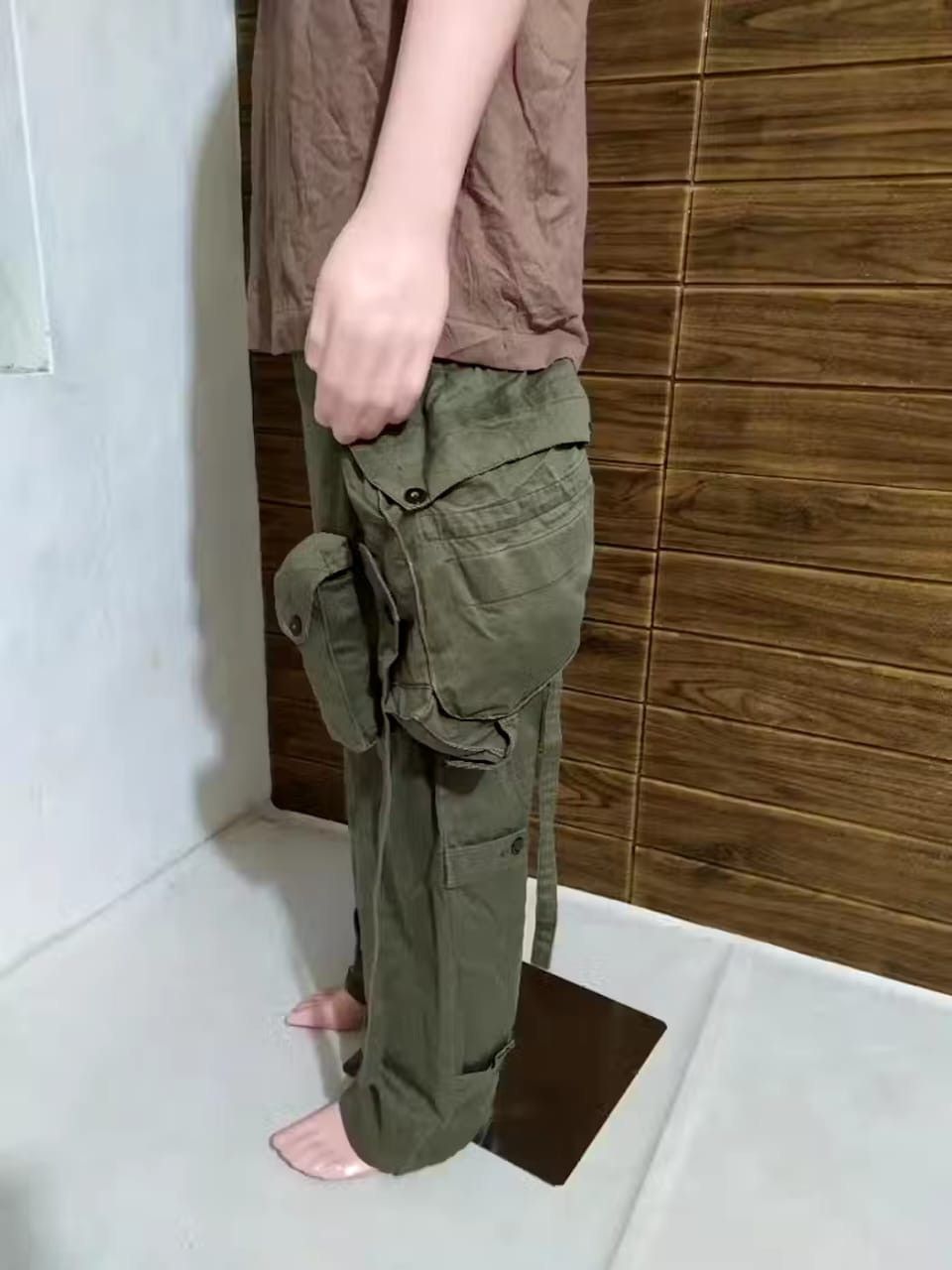Japanese Brand GGD Multipocket Gas Mask Tactical Cargo Bondage Pants Size US 30 / EU 46 - 6 Thumbnail