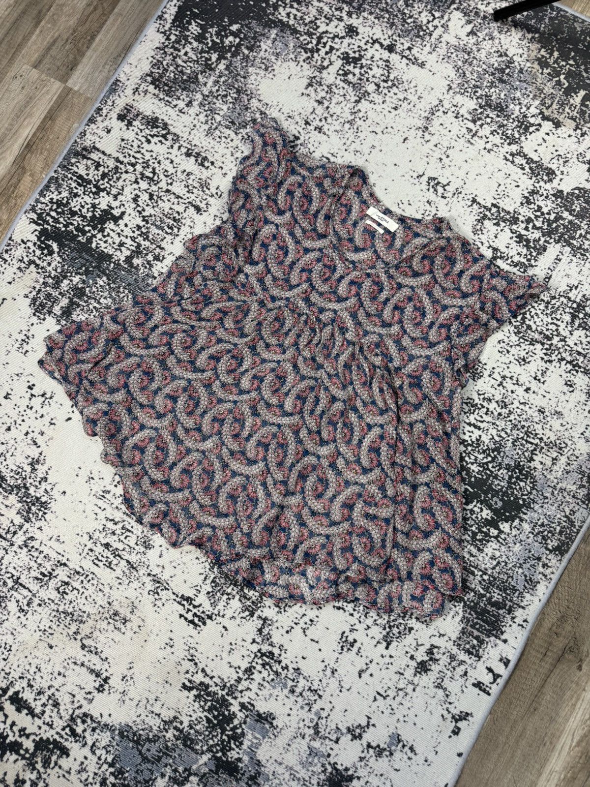 Designer × Isabel Marant Isabel Marant shirt Top Silk Womens Colorful Size US M / EU 48-50 / 2 - 2 Thumbnail