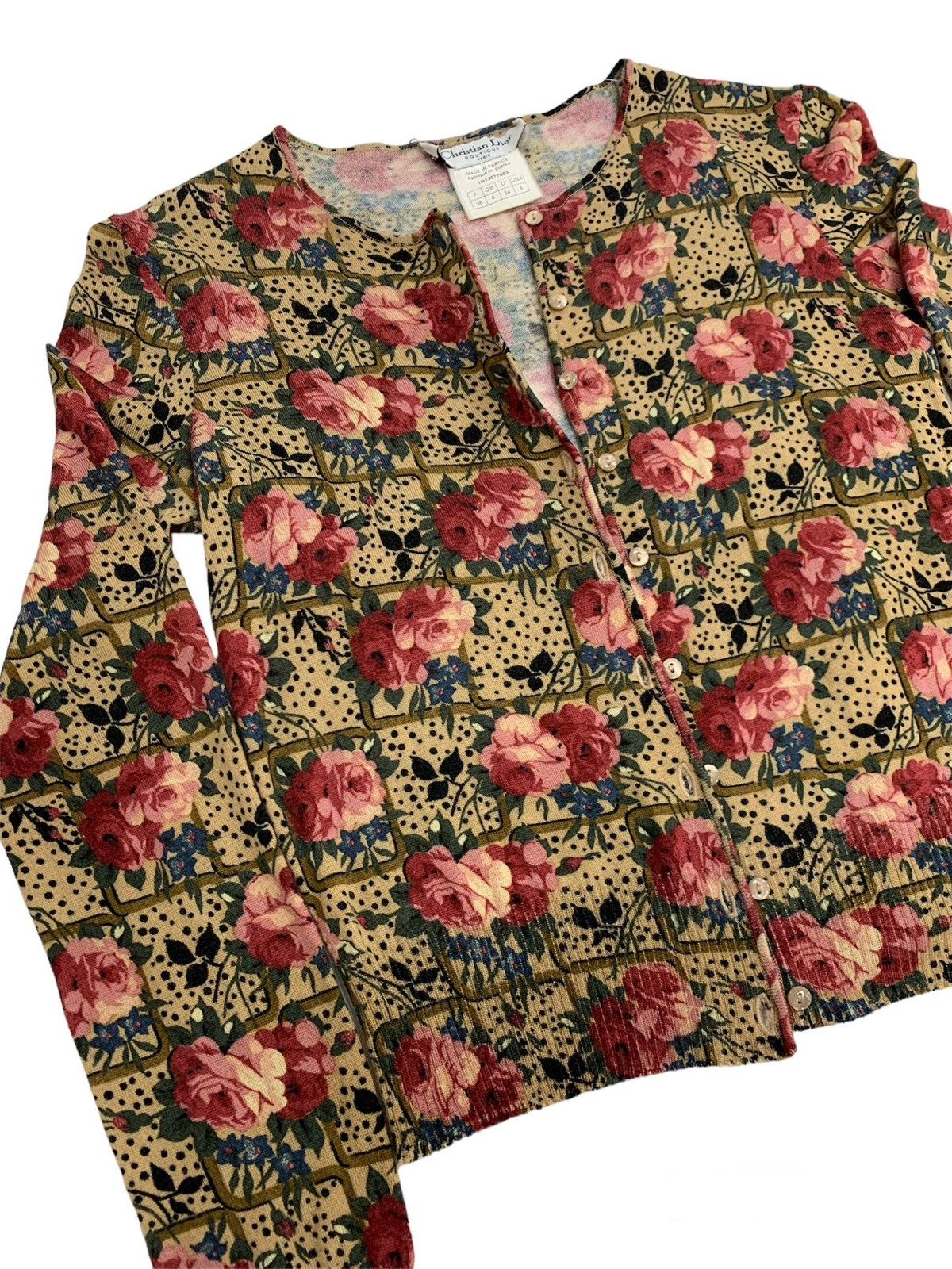 Dior × Vintage 💥Dior Floral Button up shirts Size S / US 4 / IT 40 - 4 Thumbnail