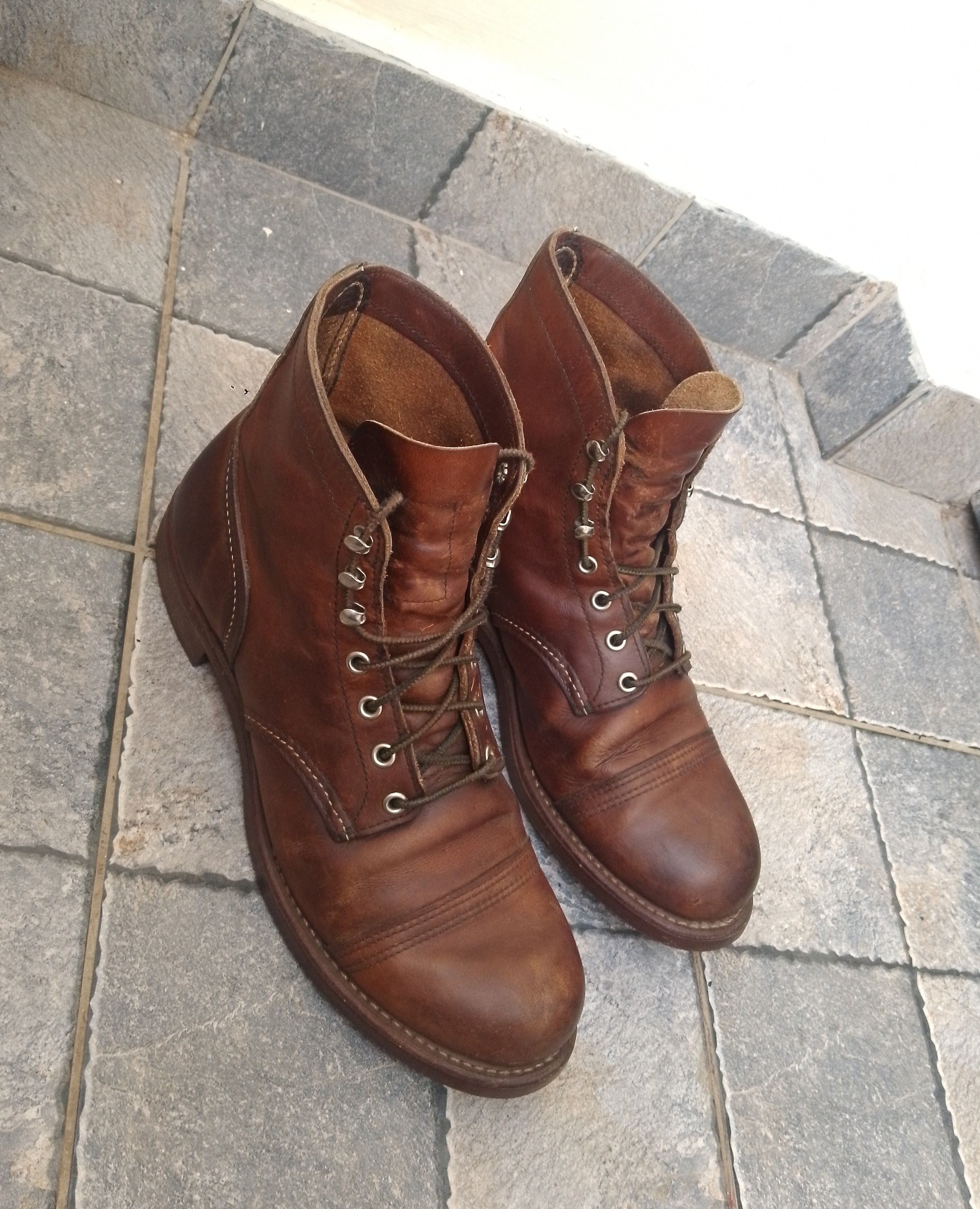 Red Wing Redwing 8111 iron ranger amber harness boots Size US 9.5 / EU 42-43 - 2 Thumbnail
