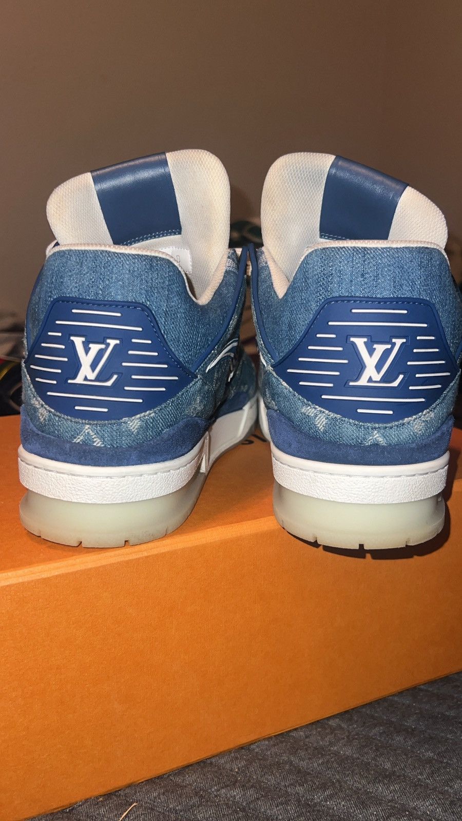 Designer × Louis Vuitton Louis Vuitton trainer monogram denim Size US 10 / EU 43 - 6 Thumbnail