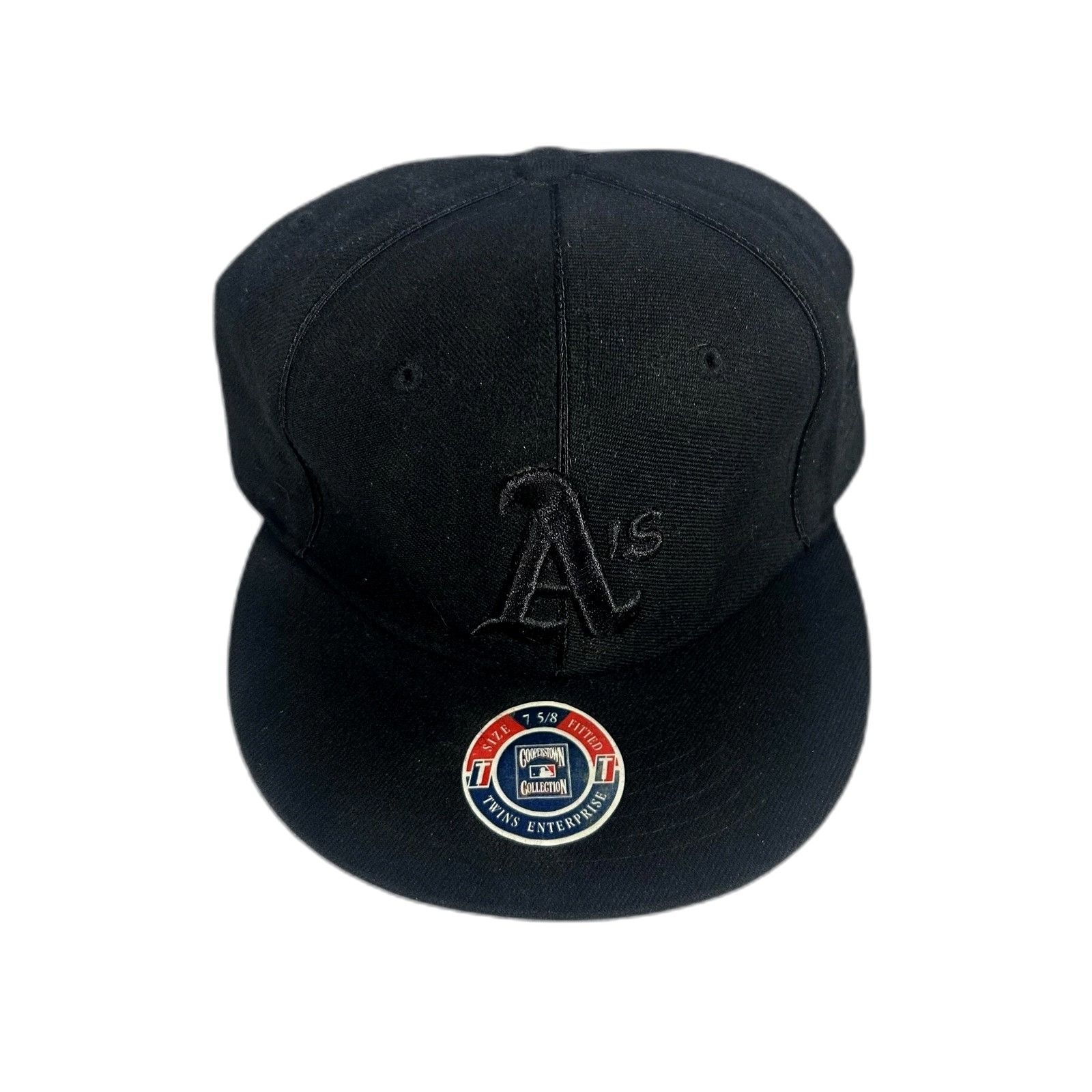 Twins Enterprise Inc. VTG Twins Enterprise Oakland A's Copperstown Collection Blac Size US XXS / EU 40 - 2 Thumbnail