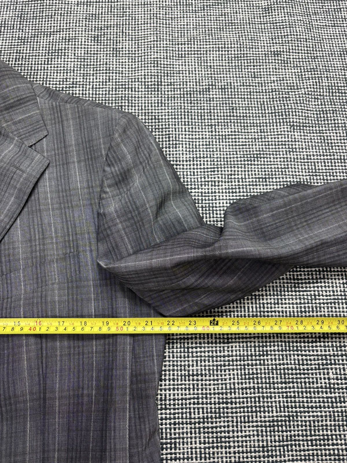 Pal Zileri Pal Zileri lab wool checkered suit set blazer jacket pants Size 44R - 10 Thumbnail