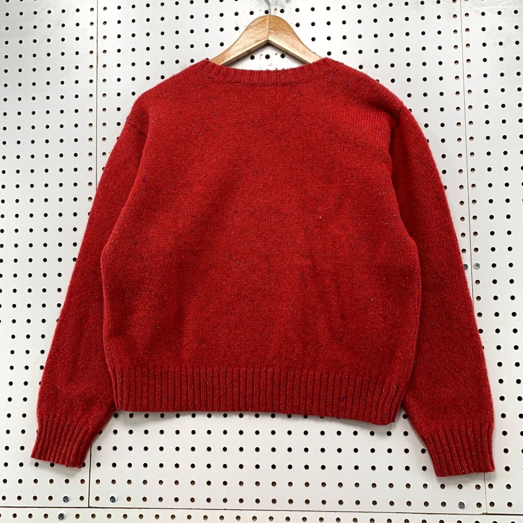 Gap GAP Wool Sweater Womens Medium Red V Neck Knit Long Sleeve Preppy Size M / US 6-8 / IT 42-44 - 2 Thumbnail