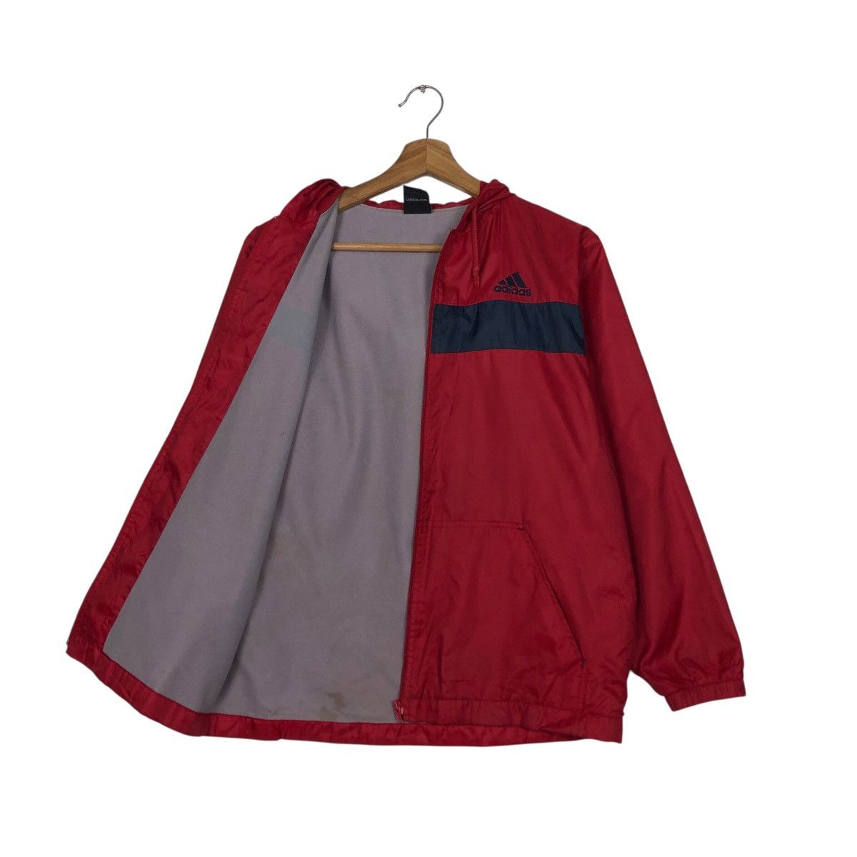 Adidas 📌Vintage Bomber Light Jacket Adidas Striped Design Size US M / EU 48-50 / 2 - 13 Thumbnail