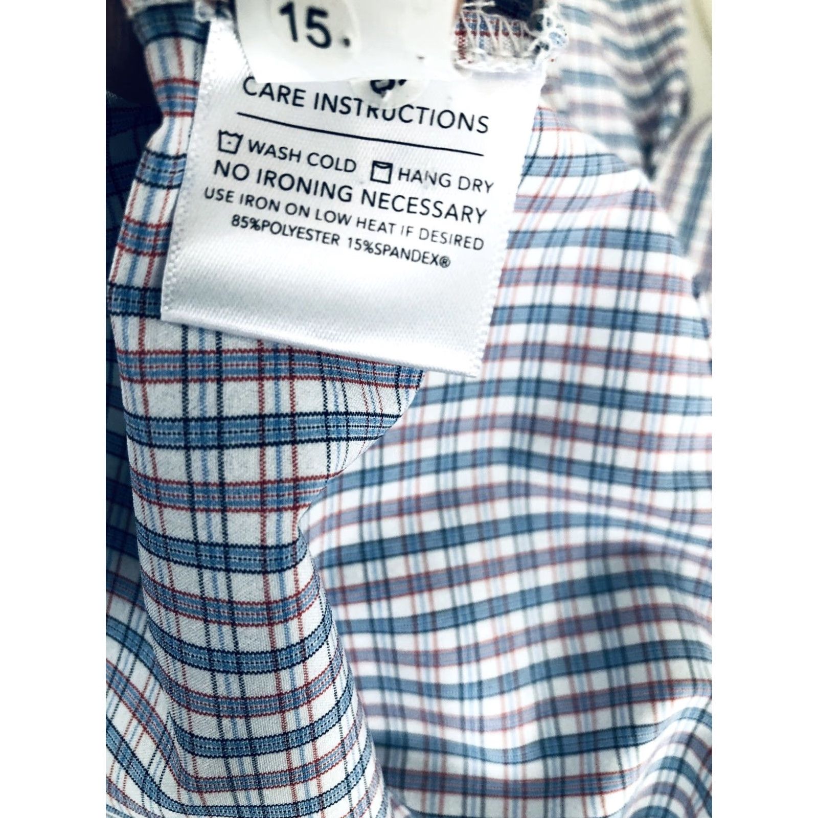 Mizzen+Main MIZZEN+MAIN Plaid Button-Up XL Long Sleeve Shirt Mens Slim Trim Fit EXCELLENT Size US XL / EU 56 / 4 - 7 Thumbnail