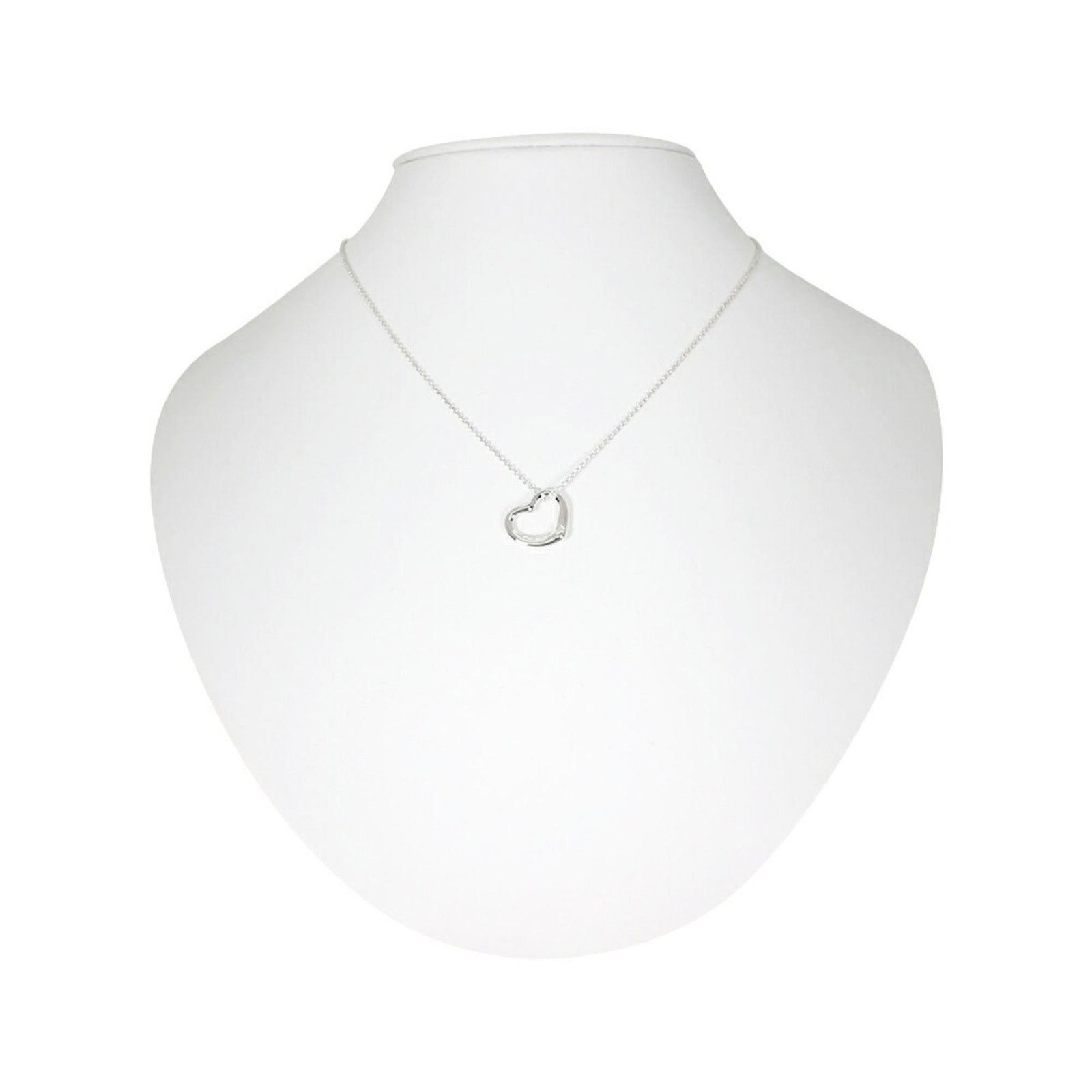 Tiffany & Co. Open Heart Pendant Necklace