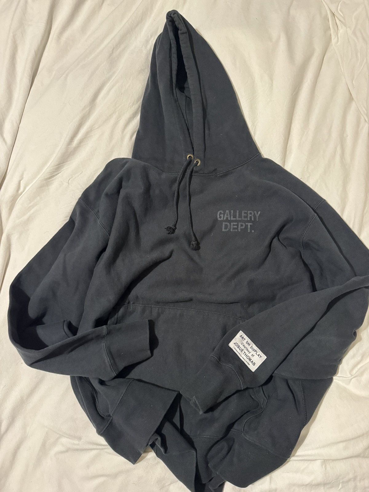 Gallery Dept. Washed black heavy hoodie Size US XL / EU 56 / 4 - 1 Thumbnail