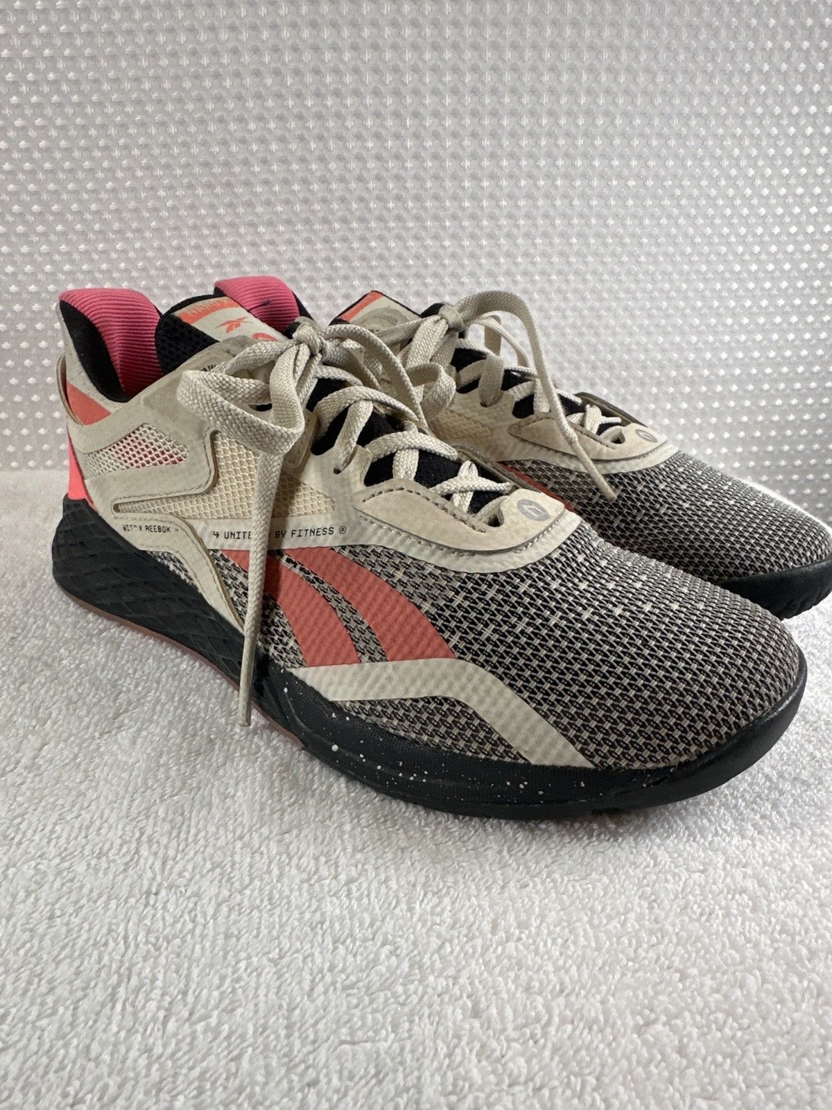 Reebok Reebok NANO X WIT 'ALABASTER PUNCH PINK' Shoes Size US 6.5 / EU 39-40 - 1 Thumbnail