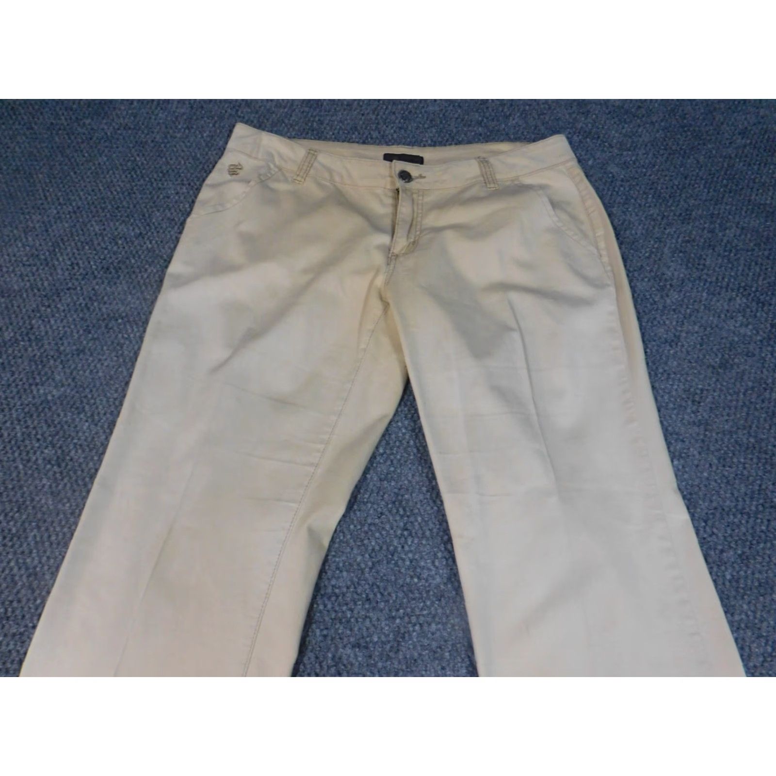Rocawear Rocawear Womens Pants 13 Beige Straight Stretch Hip Hop Classic Pants Woman Regular Mid Rise 33in Inseam Chino Style Hip Hop Vintage: No Size 24" / US 00 / IT 34 - 7 Thumbnail