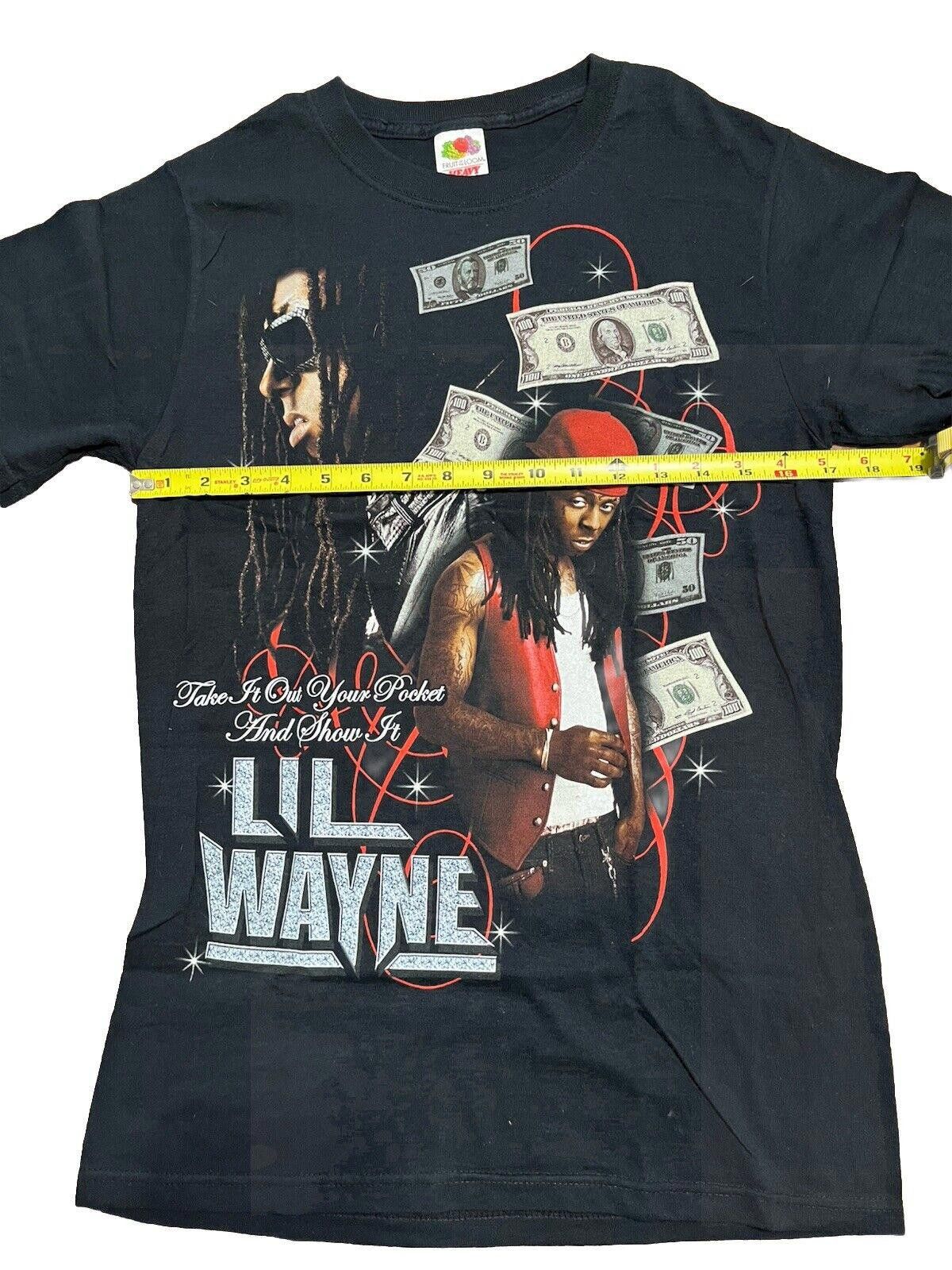 Fruit Of The Loom 2008 Lil Wayne Tha Carter III 3 Tour Tshirt Medium S Small Size US S / EU 44-46 / 1 - 3 Thumbnail