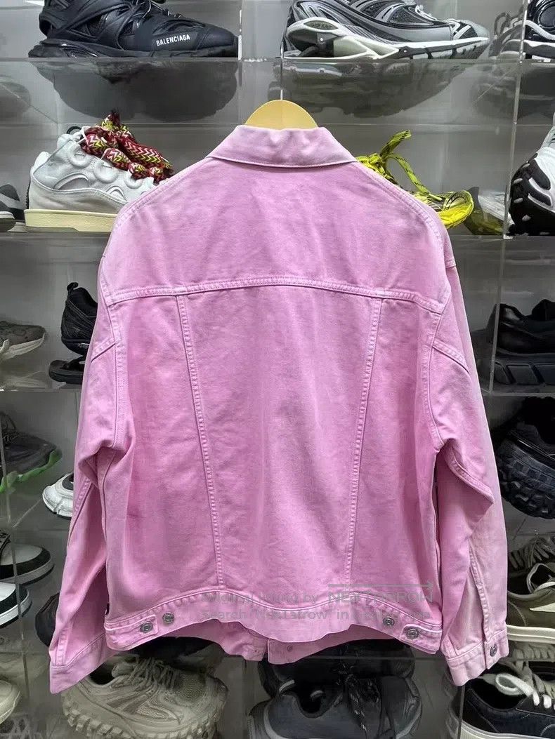 Balenciaga Balenciaga Front Letter Logo Denim Jacket Size XXS / US 00 / IT 34 - 2 Thumbnail