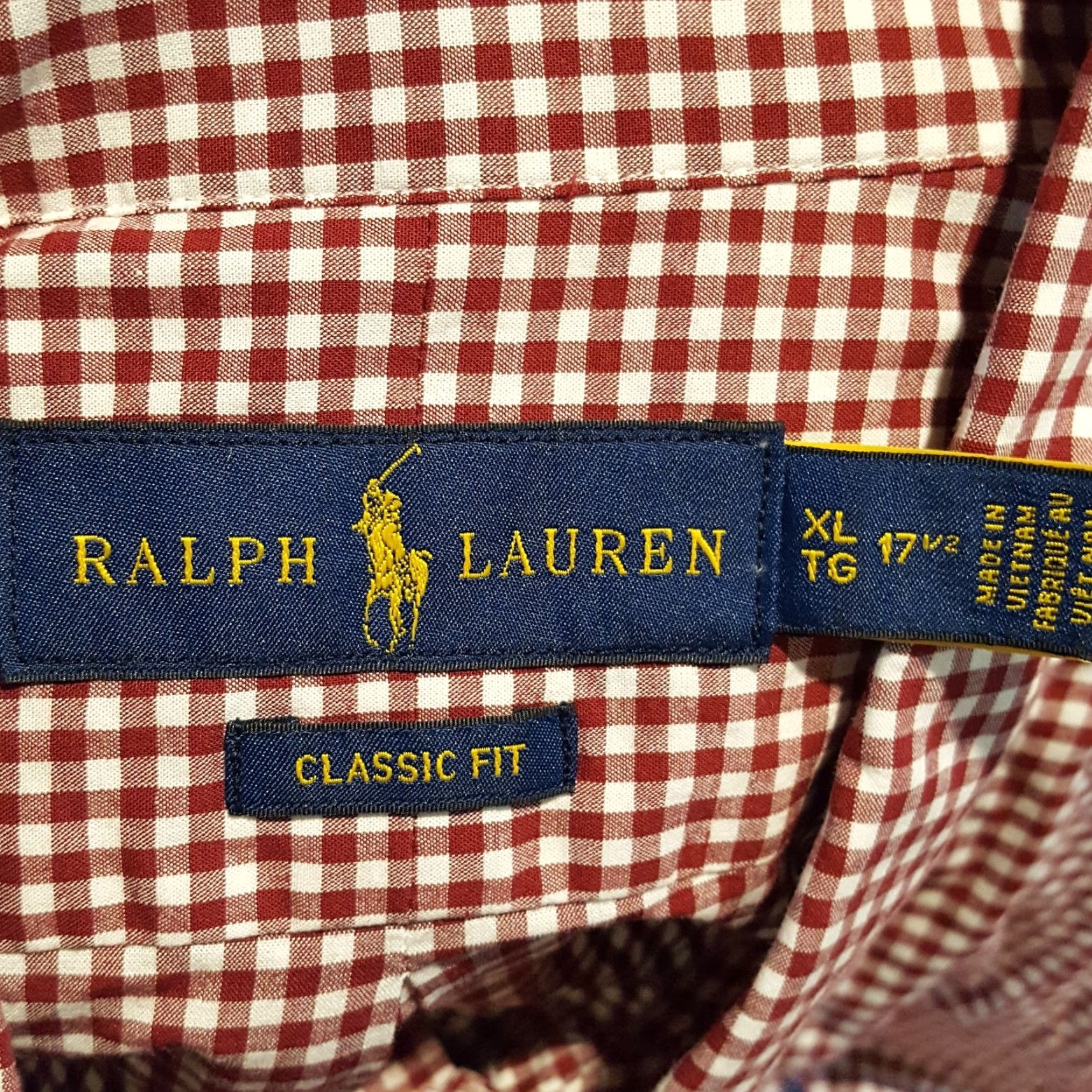 Ralph Lauren VINTAGE Ralph Lauren Men's Button-Down Shirt XL Red Gingham Plaid Collared Long Sleeve Casual Workwear 90s Retro Size US XL / EU 56 / 4 - 6 Thumbnail