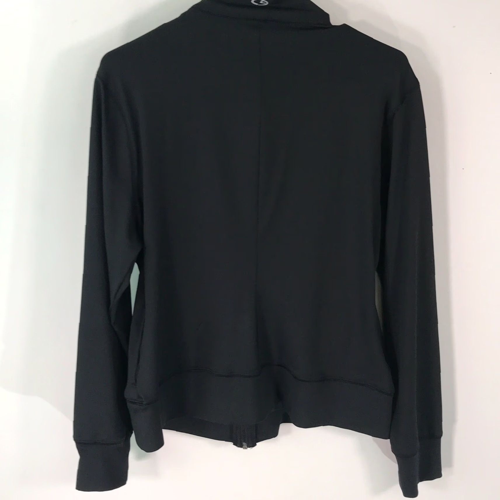 Champion Champion Womens Black 2 Piece Active Wear Zip Up Jacket Pant Set L Womens Size 36" / US 14 / IT 50 - 2 Thumbnail