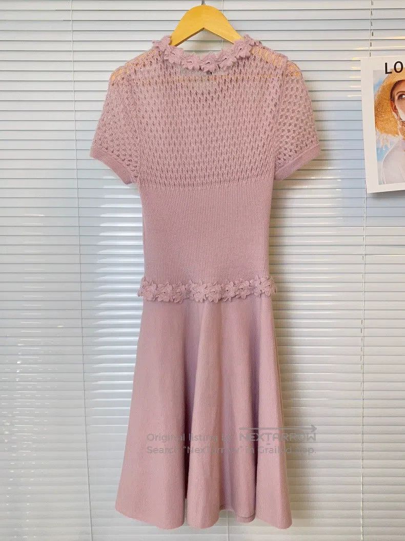 Chanel Pink knitted dress