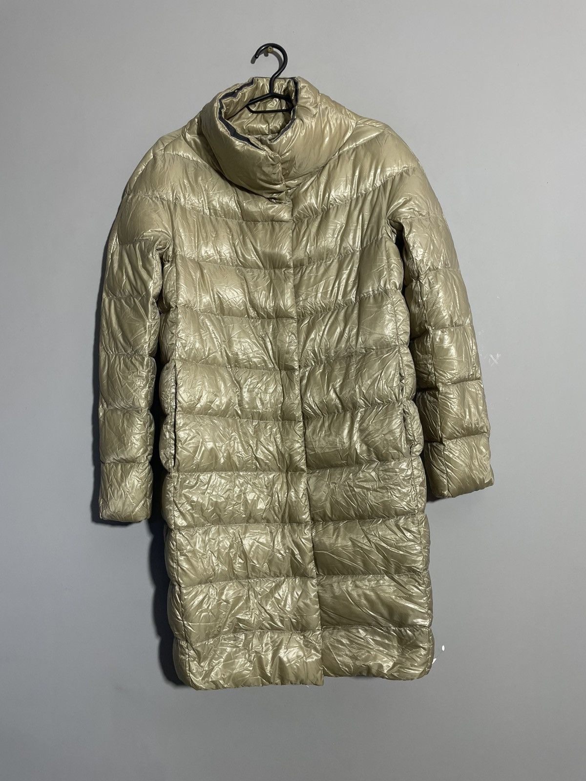 Herno Herno Long Down Puffer beige jacket size 40(M) Size S / US 4 / IT 40 - 1 Thumbnail