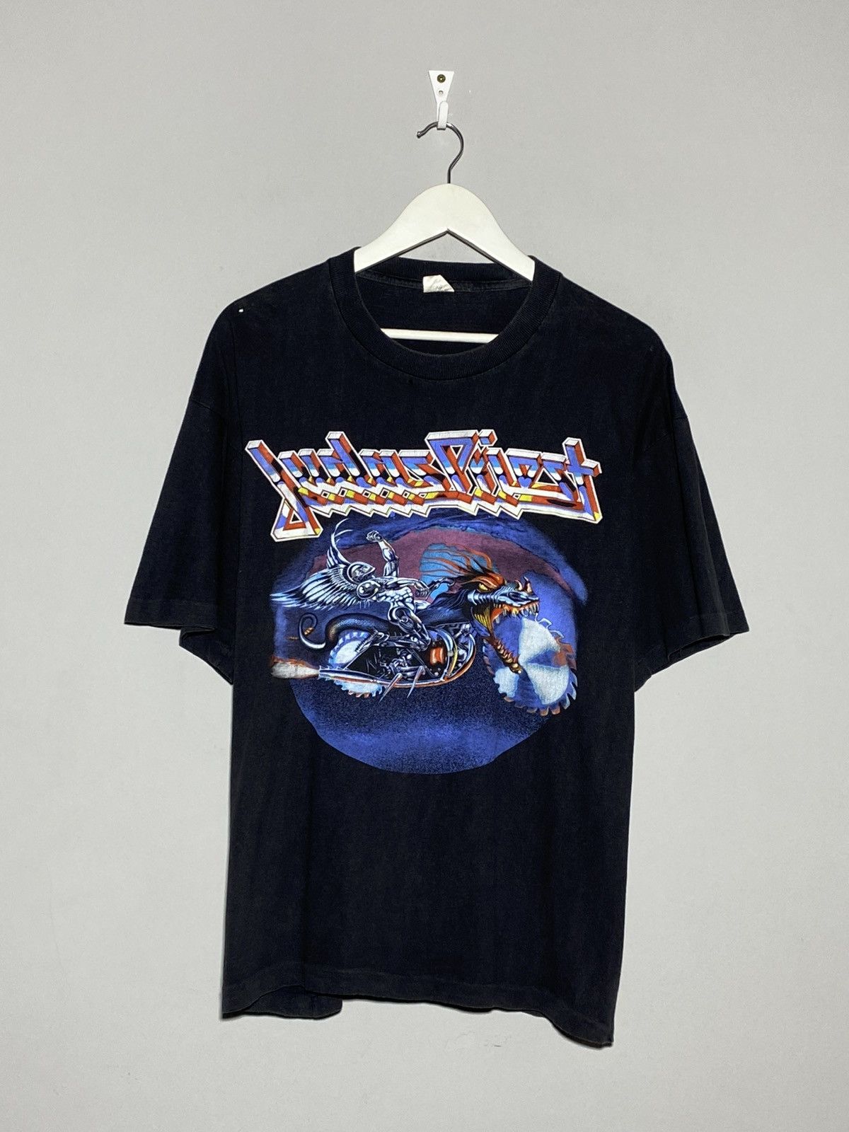 Judas Priest 90s Vintage Judas Priest 1991 Painkiller Rock Metal T-Shirt Size US M / EU 48-50 / 2 - 1 Thumbnail