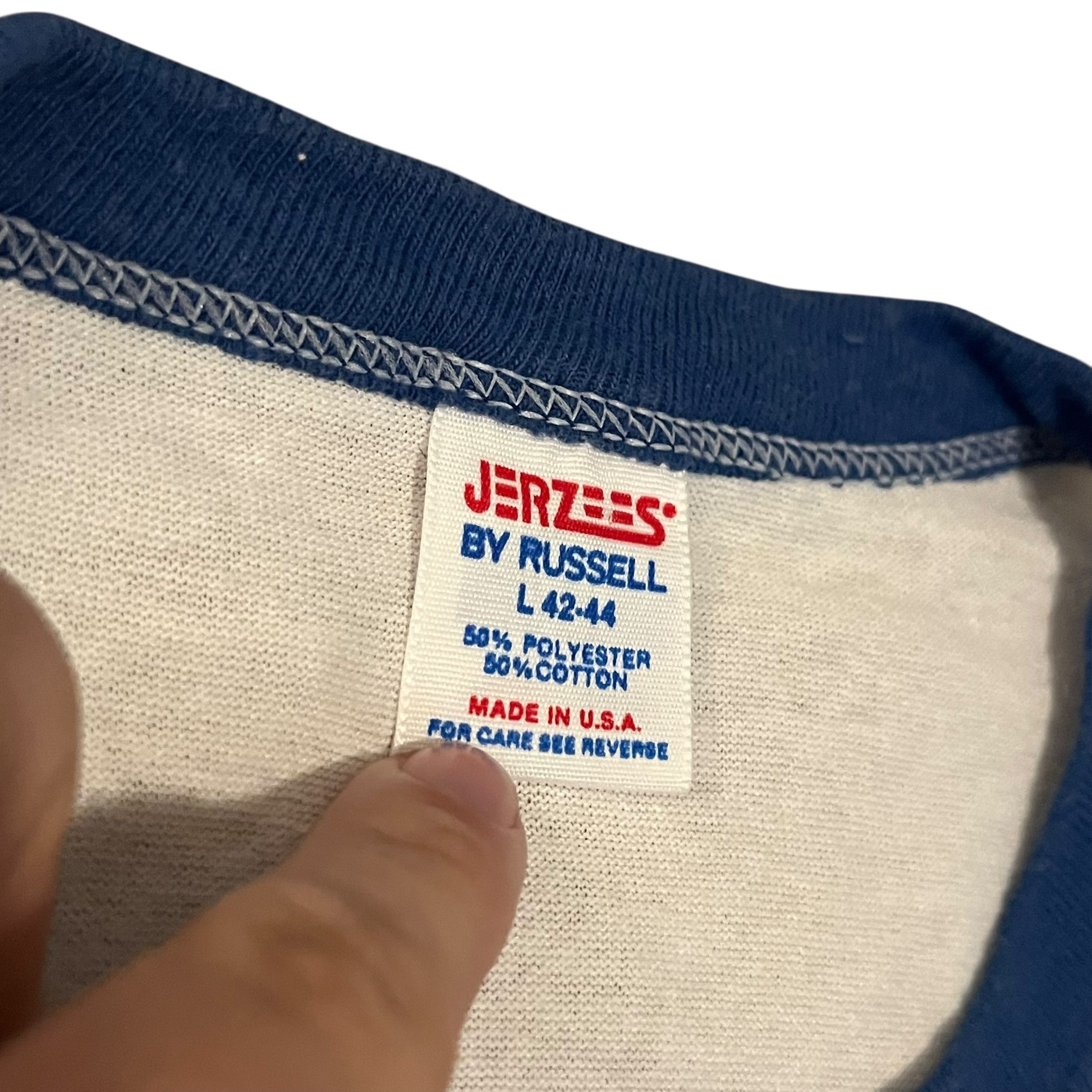 Jerzees VINTAGE Belleair Spring Festival Ringer T Shirt Jerzees Size US L / EU 52-54 / 3 - 2 Thumbnail