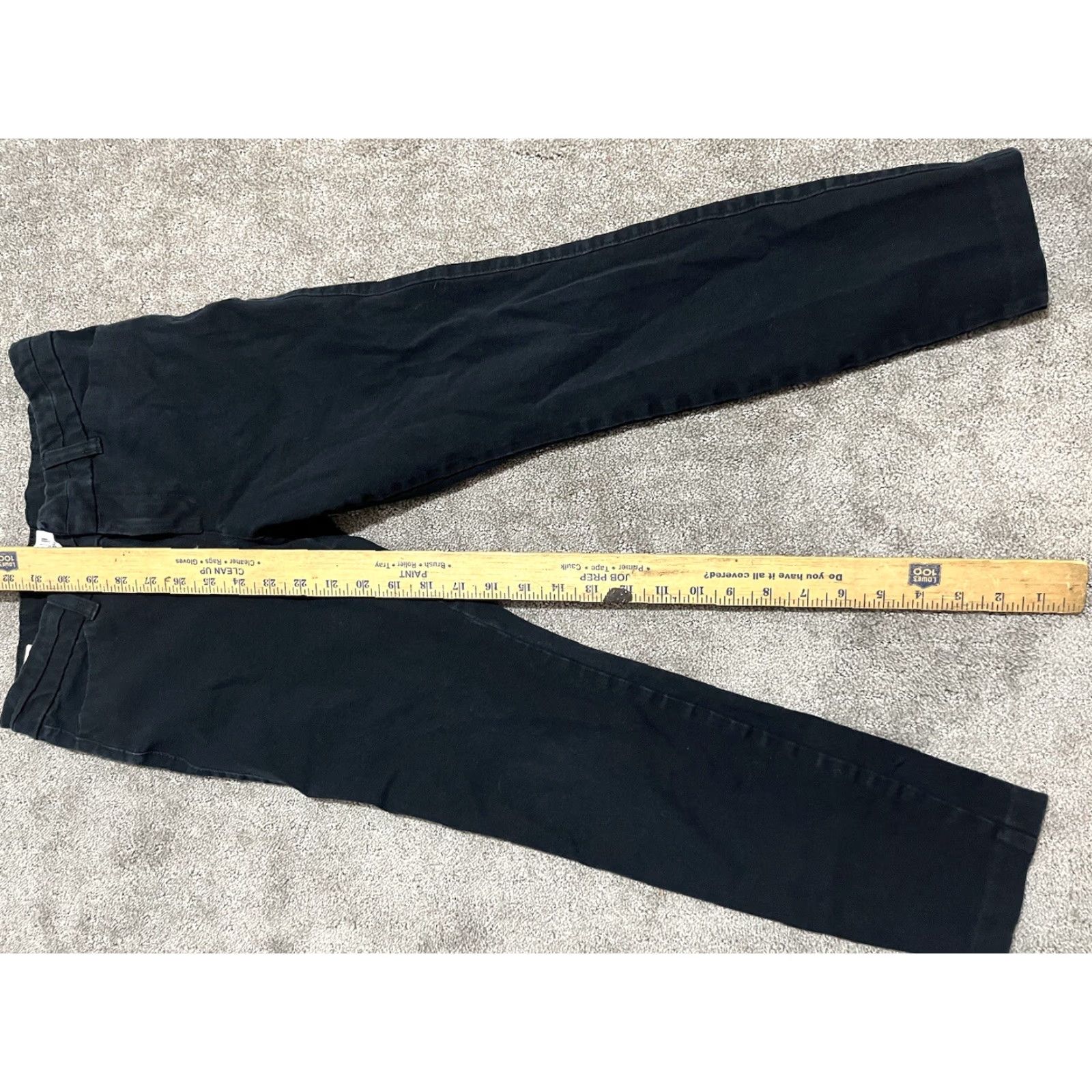 Gap Gap Slim City Cropped Black Solid mid rise trousers slacks pants Size 2 Size 26" / US 2 / IT 38 - 6 Thumbnail