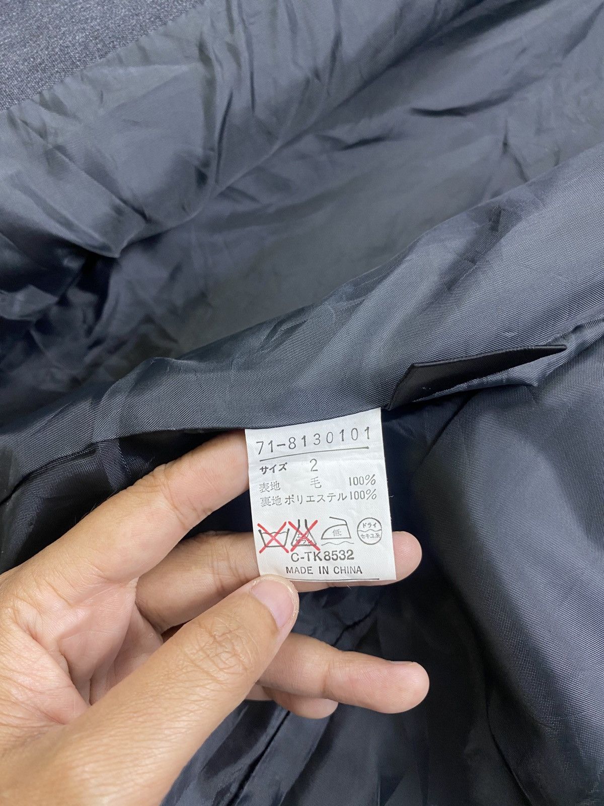 Designer × Vintage × Yohji Yamamoto Vintage Yohji Yamamoto INED Wool Blazer Size US S / EU 44-46 / 1 - 10 Thumbnail