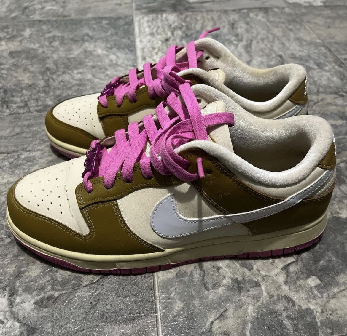 Nike Nike dunks Pink Brown Beige Size US 8.5 / IT 38.5 - 1 Thumbnail