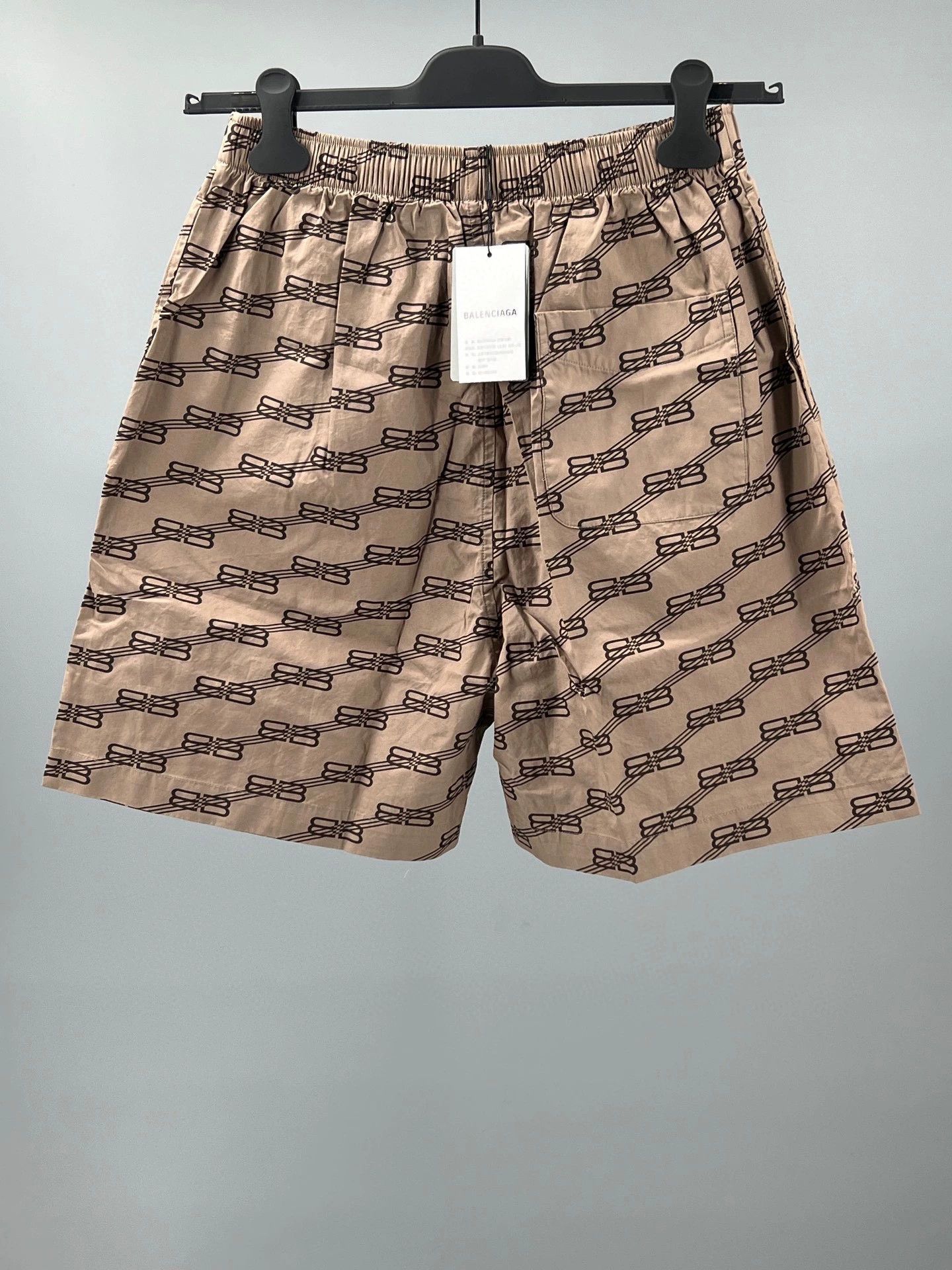 Balenciaga balenciaga men logo print casual shorts Size US 28 / EU 44 - 5 Thumbnail