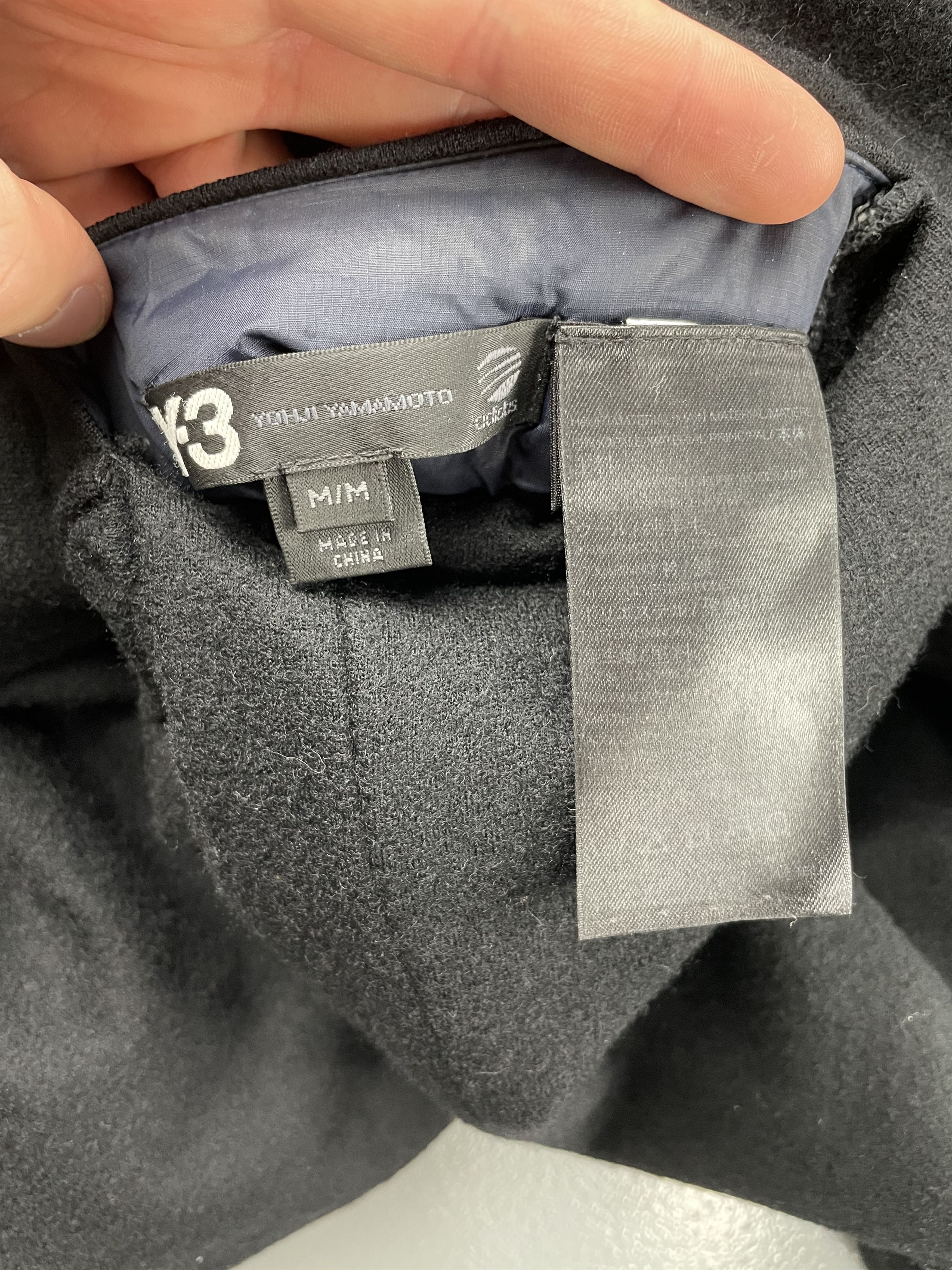 Yohji Yamamoto Y-3 AW14 reversible wool coat w/ removable faux fur collar Size M / US 6-8 / IT 42-44 - 7 Thumbnail