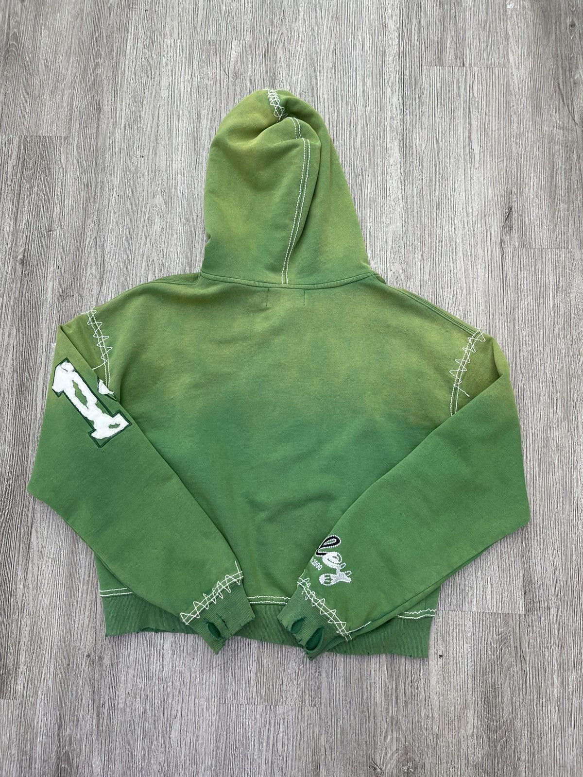Vale Vale lives hoodie (green) Size US S / EU 44-46 / 1 - 2 Thumbnail